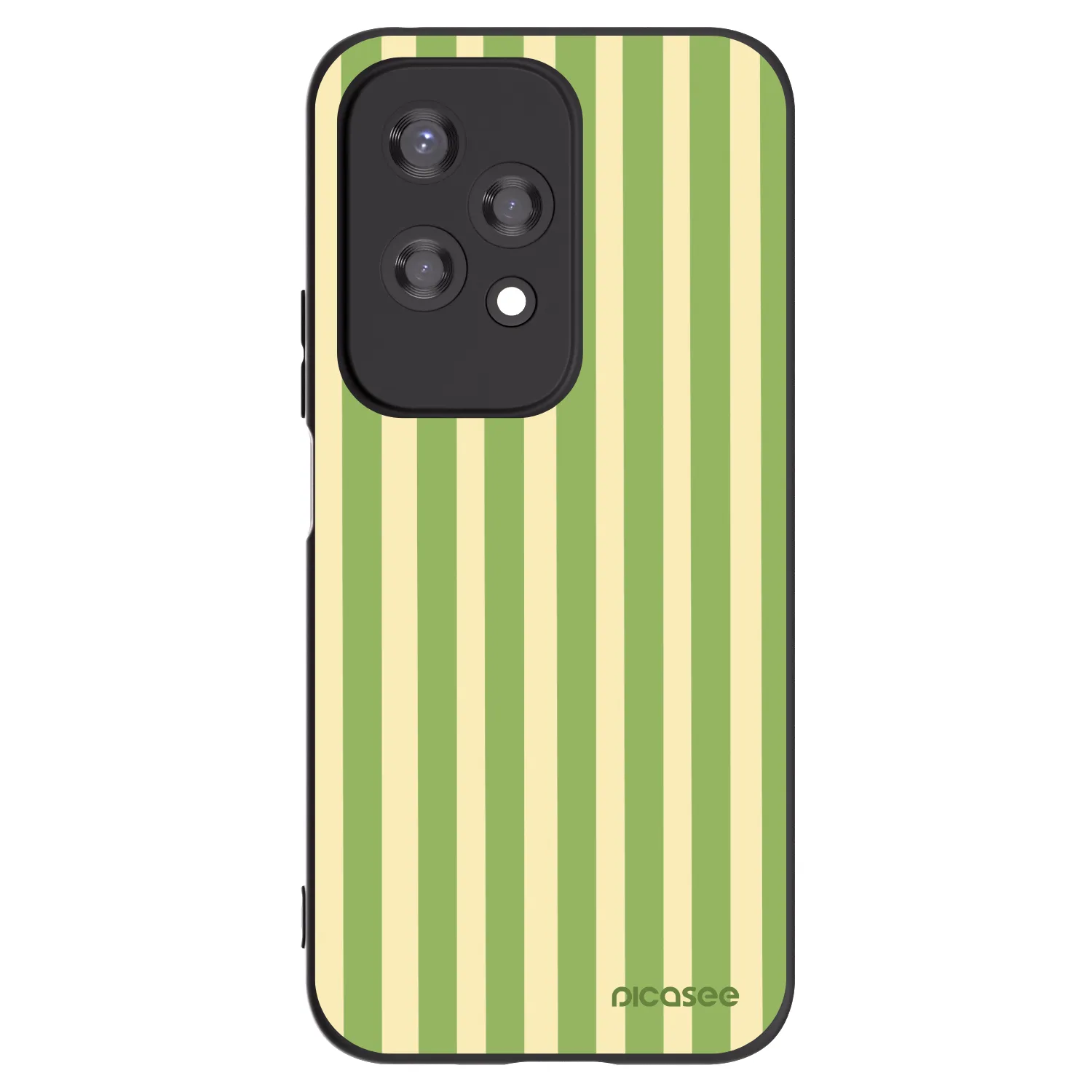 Picasee husă neagră din silicon pentru Honor 200 Lite - Lines Matcha