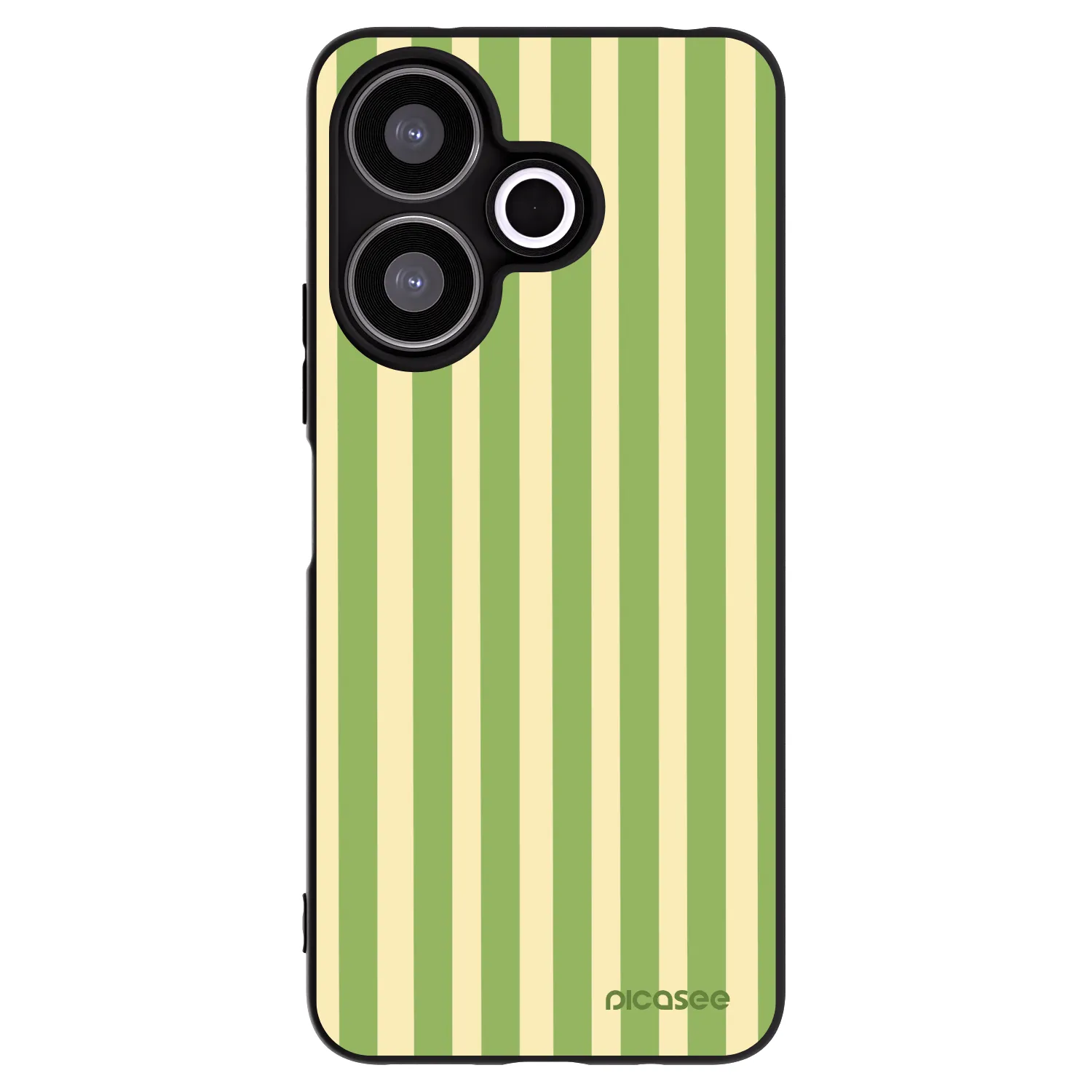 Picasee husă neagră din silicon pentru Xiaomi Redmi 13 4G - Lines Matcha