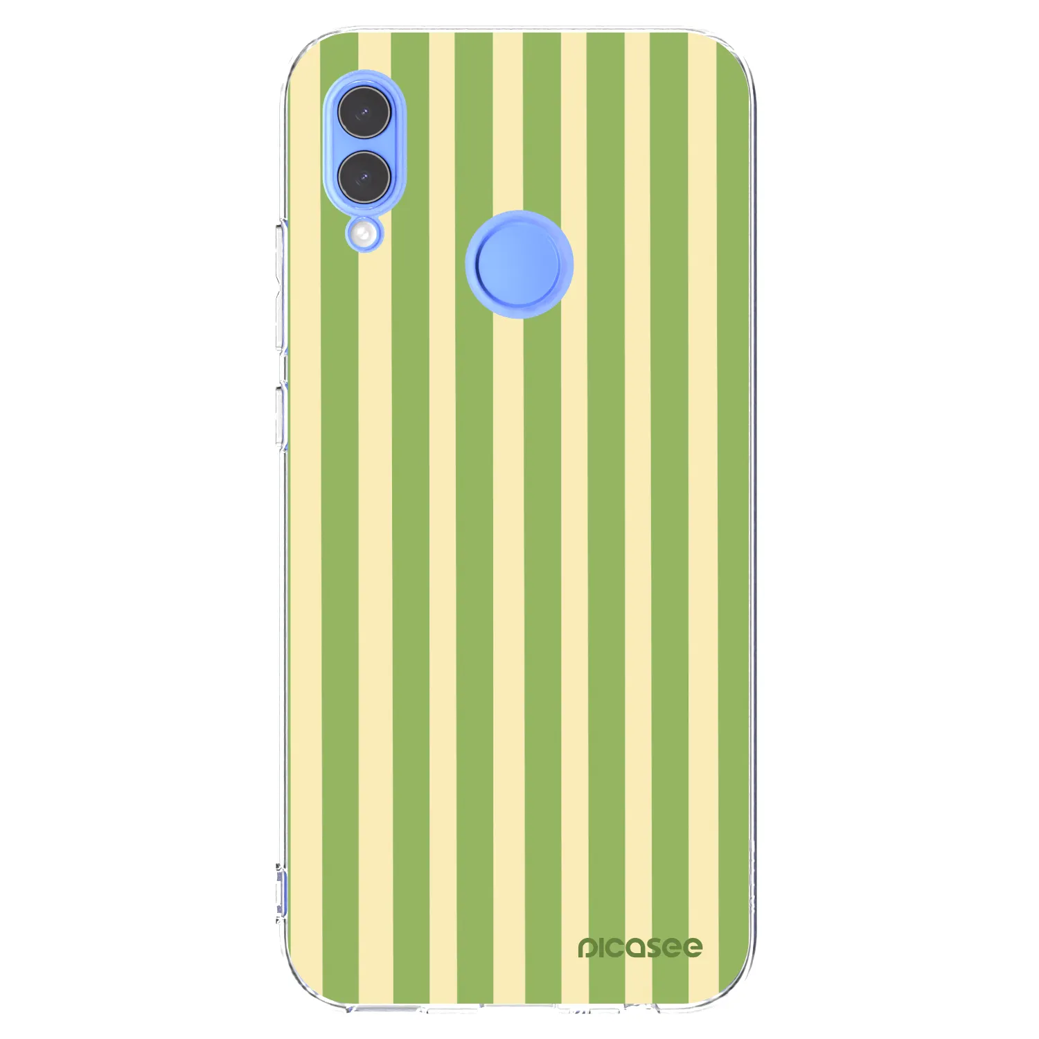 Picasee husă transparentă din silicon pentru Honor 10 Lite - Lines Matcha