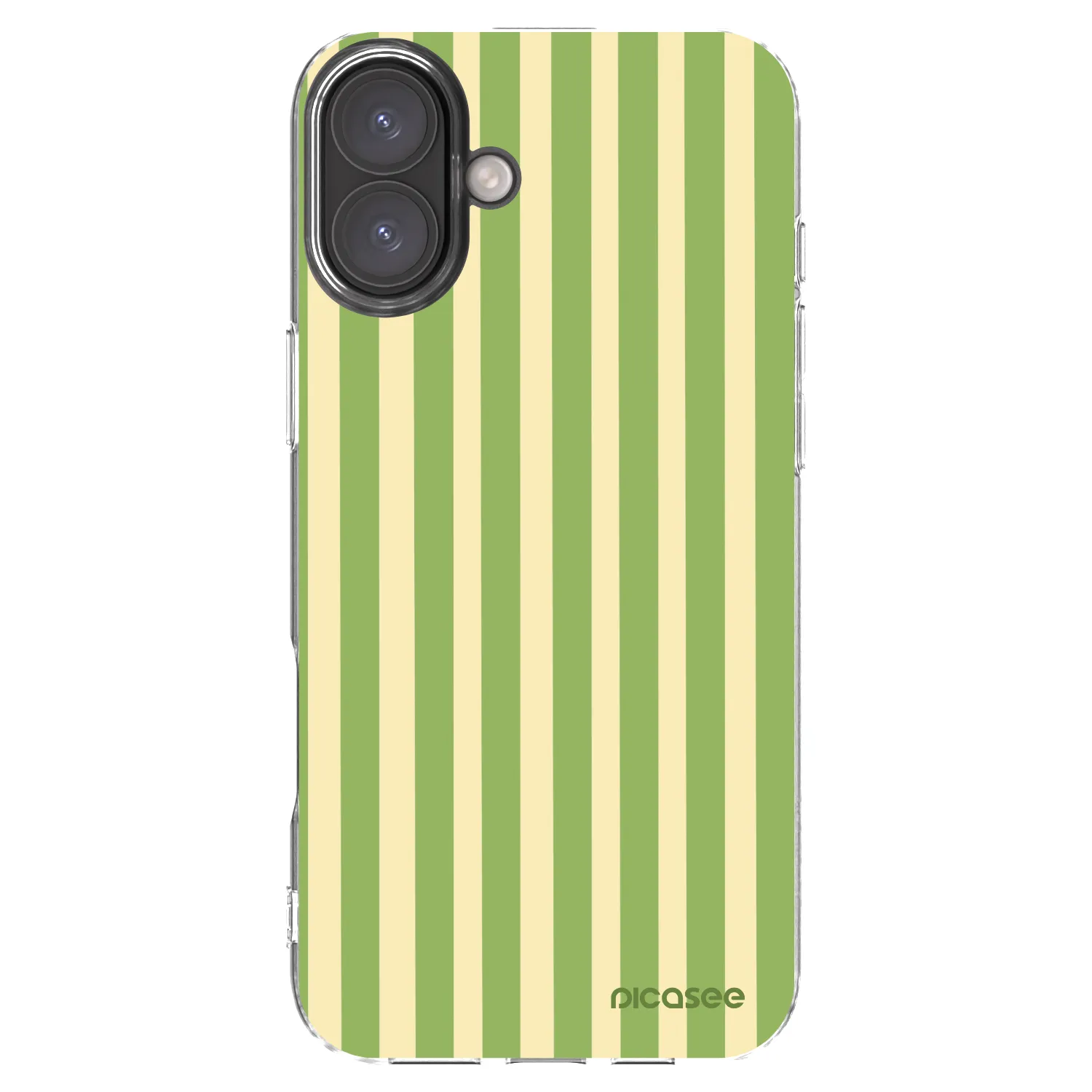 Picasee husă transparentă din silicon pentru Apple iPhone 16 Plus - Lines Matcha