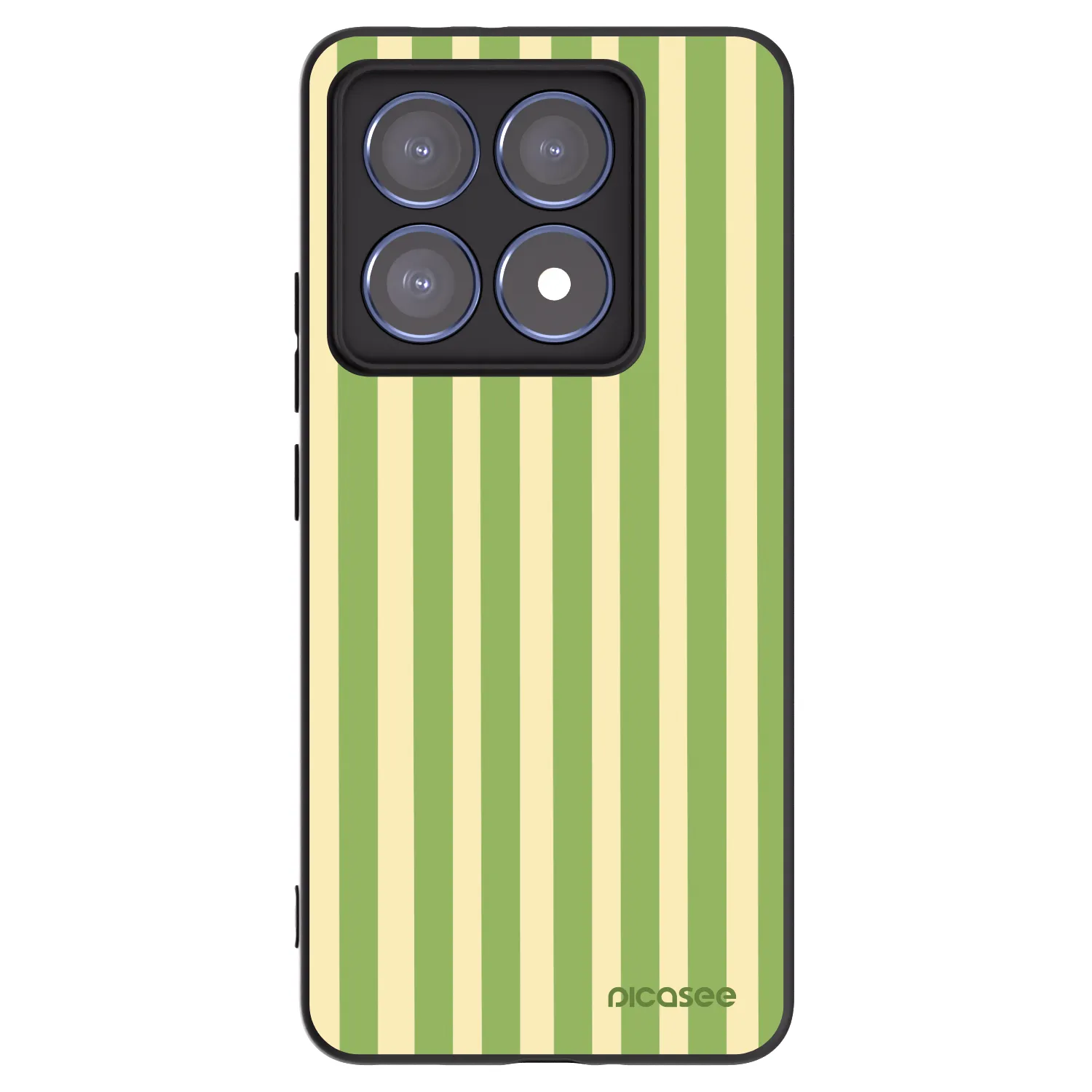 Picasee husă neagră din silicon pentru Xiaomi 14T Pro - Lines Matcha