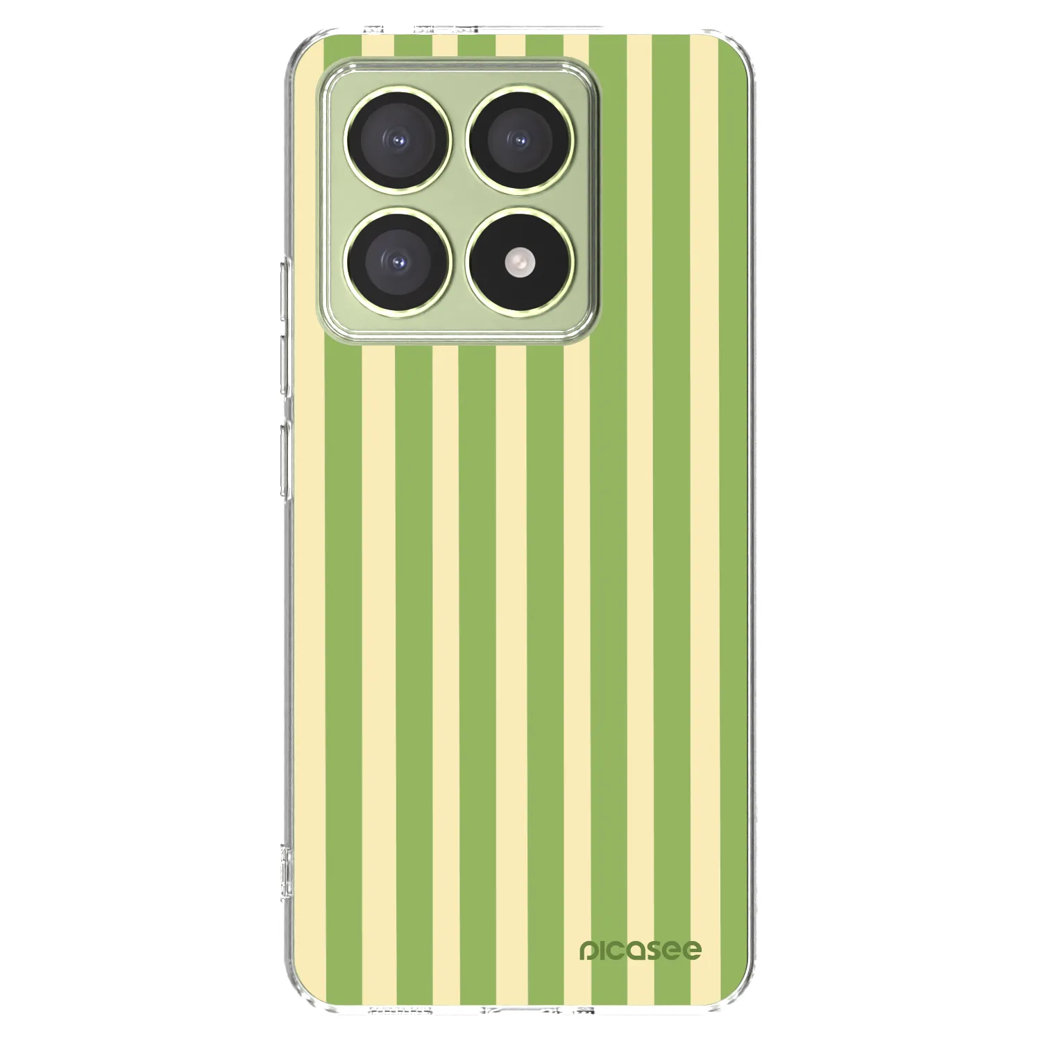 Picasee husă transparentă din silicon pentru Xiaomi 14T - Lines Matcha