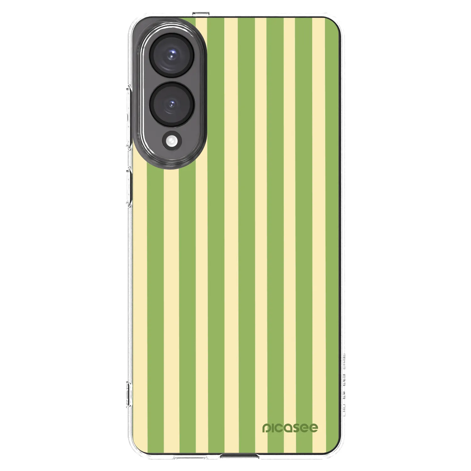Picasee husă transparentă din silicon pentru Samsung Galaxy S25 Edge 5G - Lines Matcha