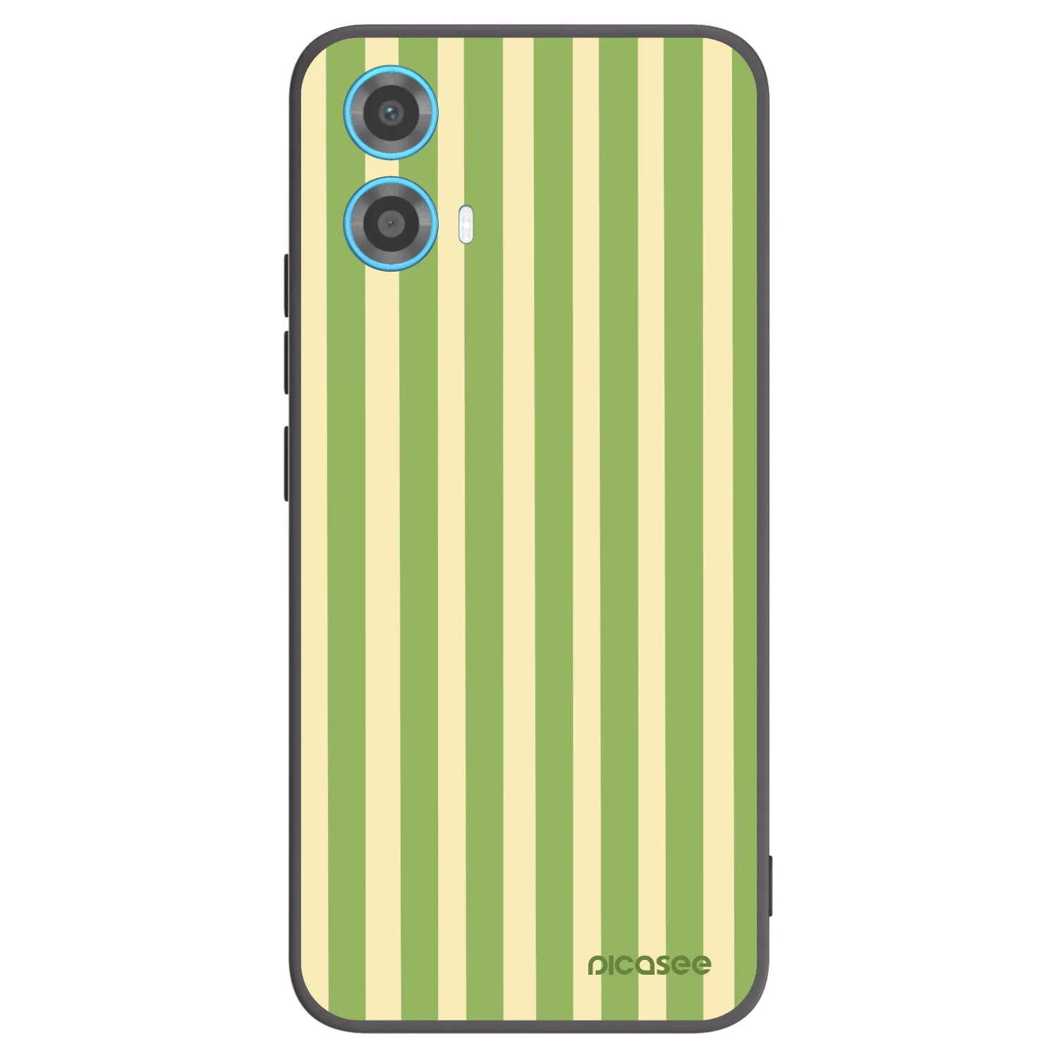 Picasee husă neagră din silicon pentru Motorola Moto G34 5G - Lines Matcha