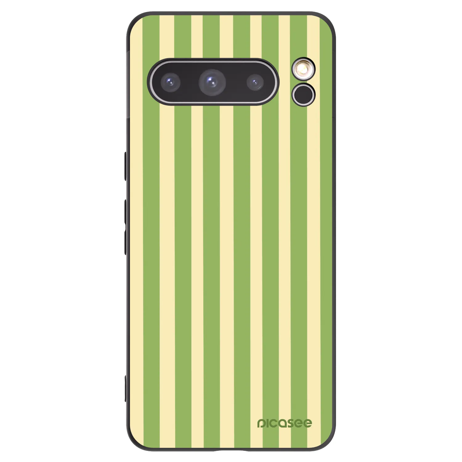 Picasee husă neagră din silicon pentru Google Pixel 8 Pro - Lines Matcha
