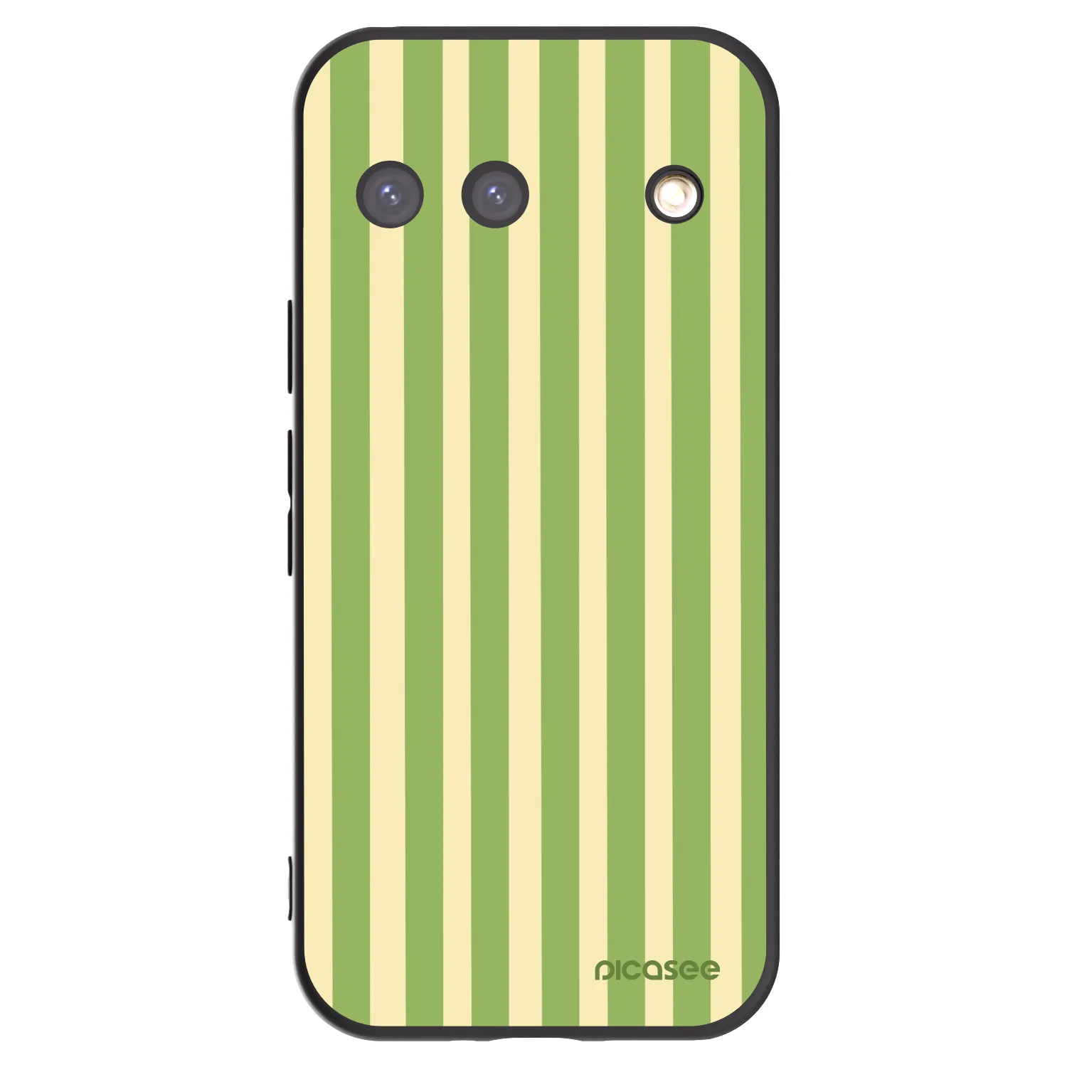 Picasee husă neagră din silicon pentru Google Pixel 9 - Lines Matcha