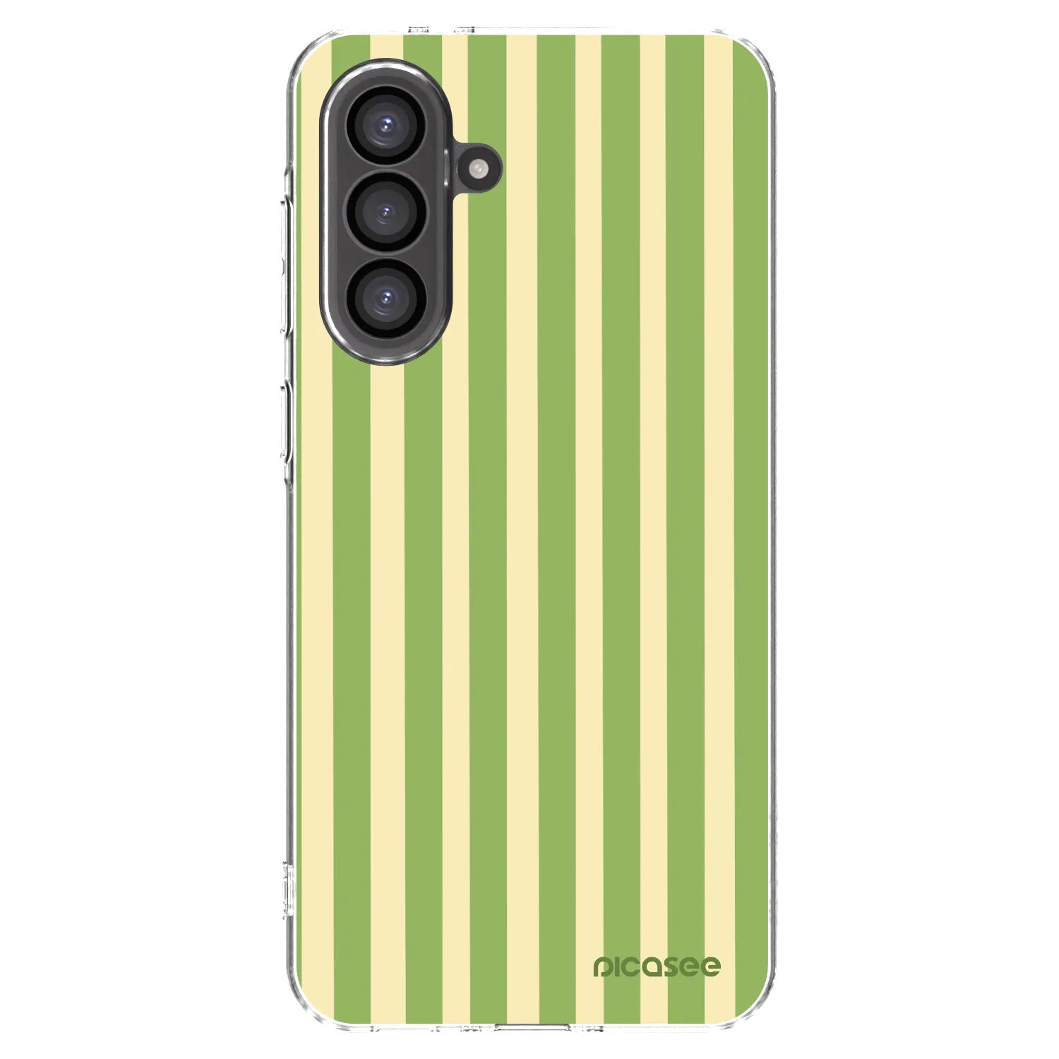 Picasee husă transparentă din silicon pentru Samsung Galaxy A56 5G A566B - Lines Matcha