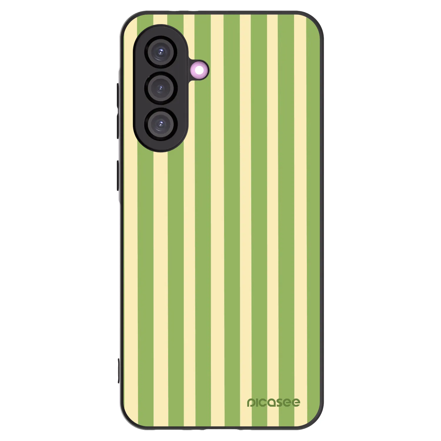 Picasee husă neagră din silicon pentru Samsung Galaxy A36 5G - Lines Matcha