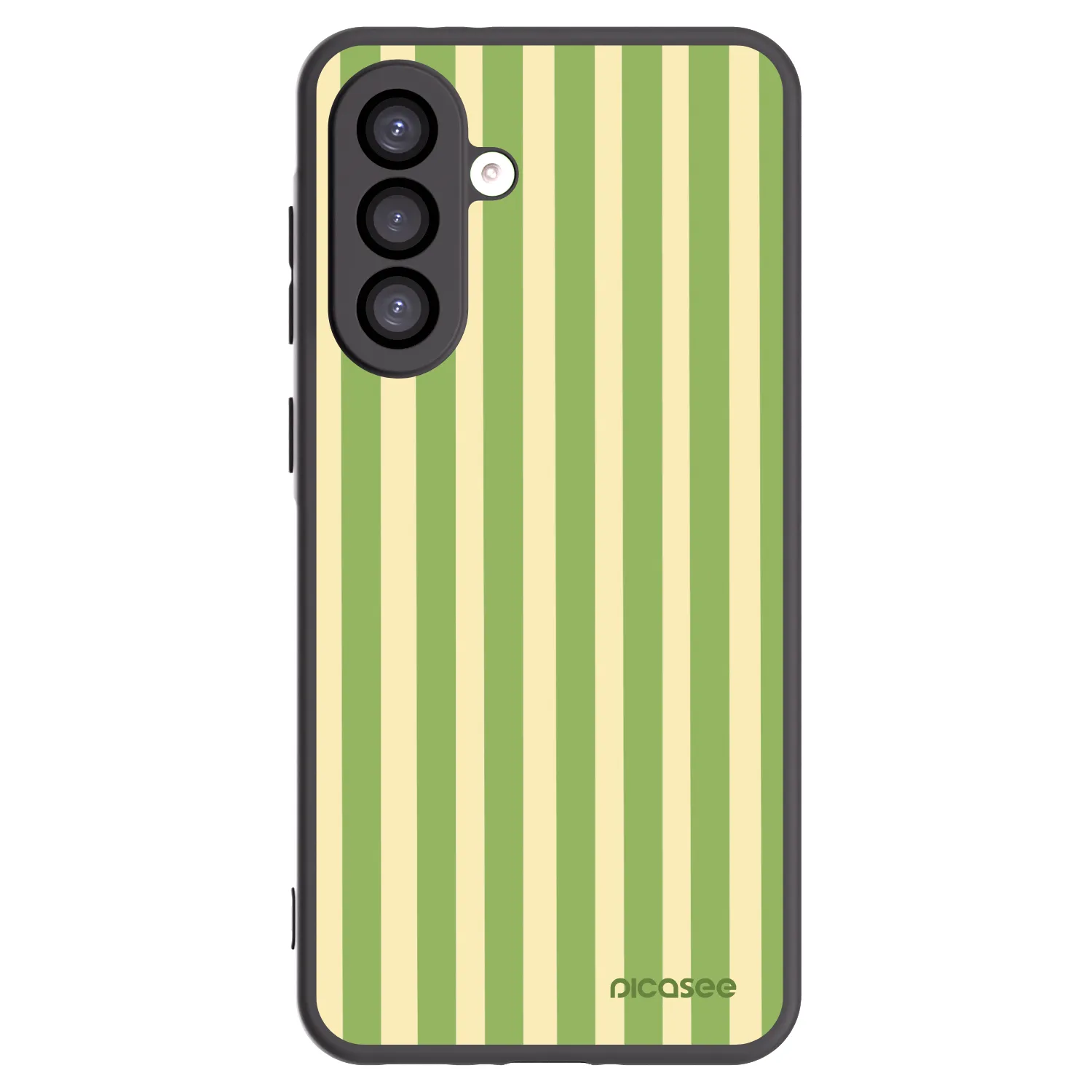 Picasee husă neagră din silicon pentru Samsung Galaxy A26 5G A266B - Lines Matcha