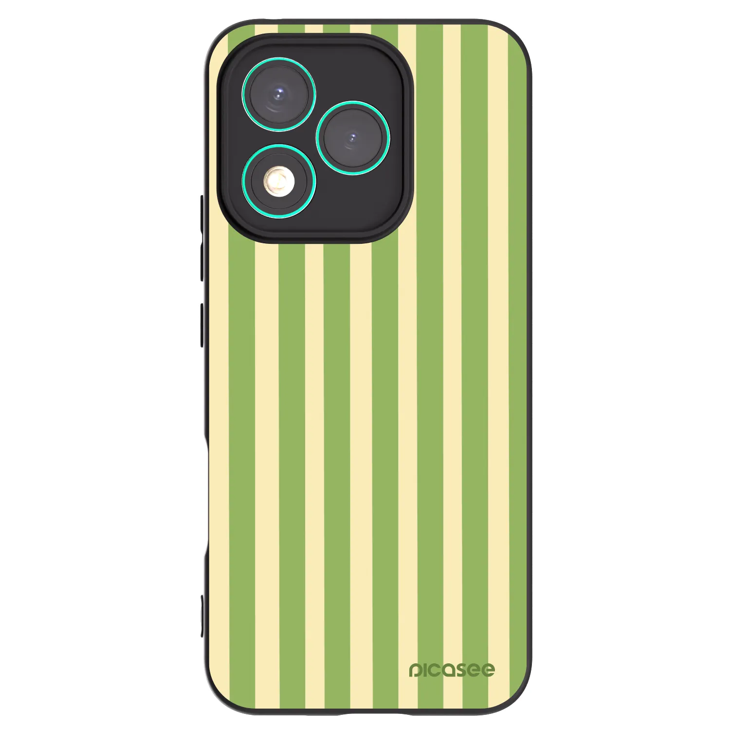 Picasee husă neagră din silicon pentru Honor 400 Lite 5G - Lines Matcha