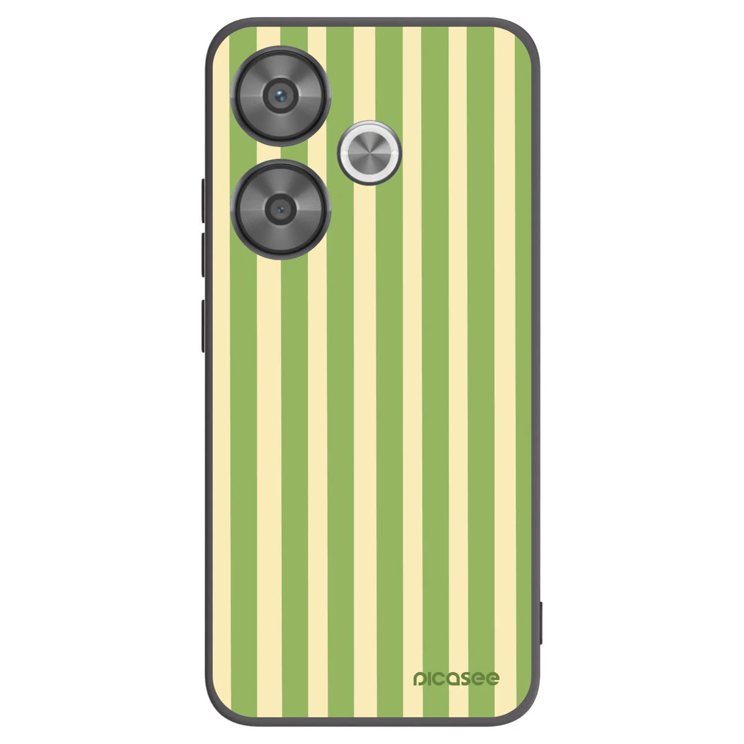 Picasee husă neagră din silicon pentru Xiaomi Poco F6 - Lines Matcha