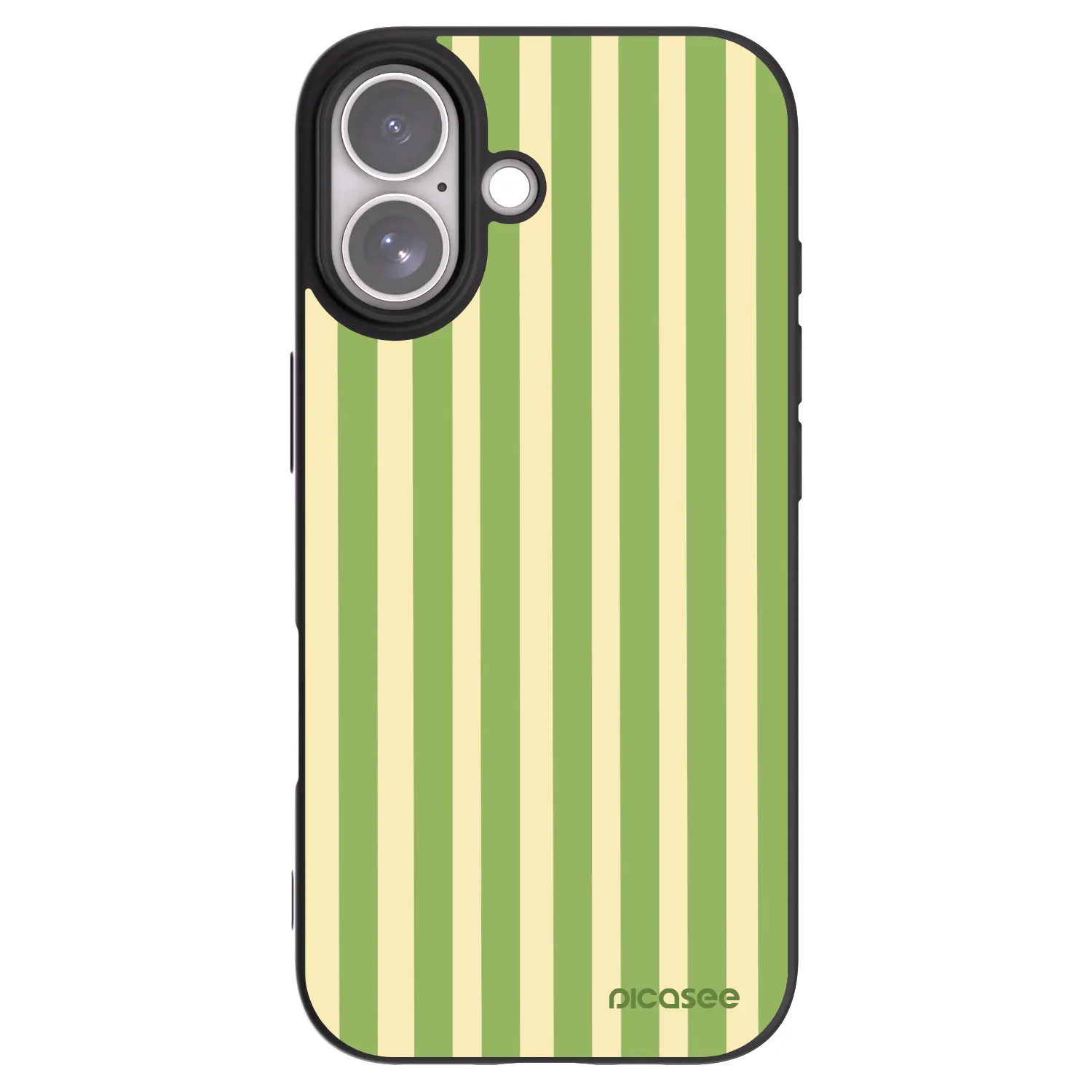 Picasee husă neagră din silicon pentru Apple iPhone 17 - Lines Matcha