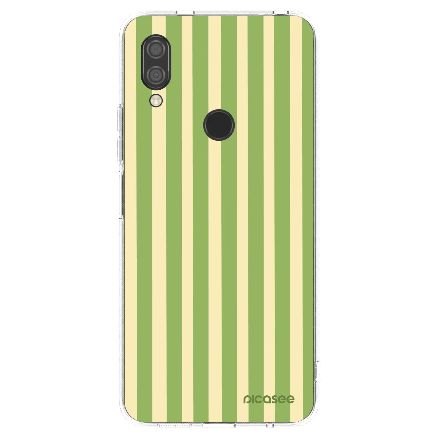 Picasee husă transparentă din silicon pentru Xiaomi Redmi 7 - Lines Matcha