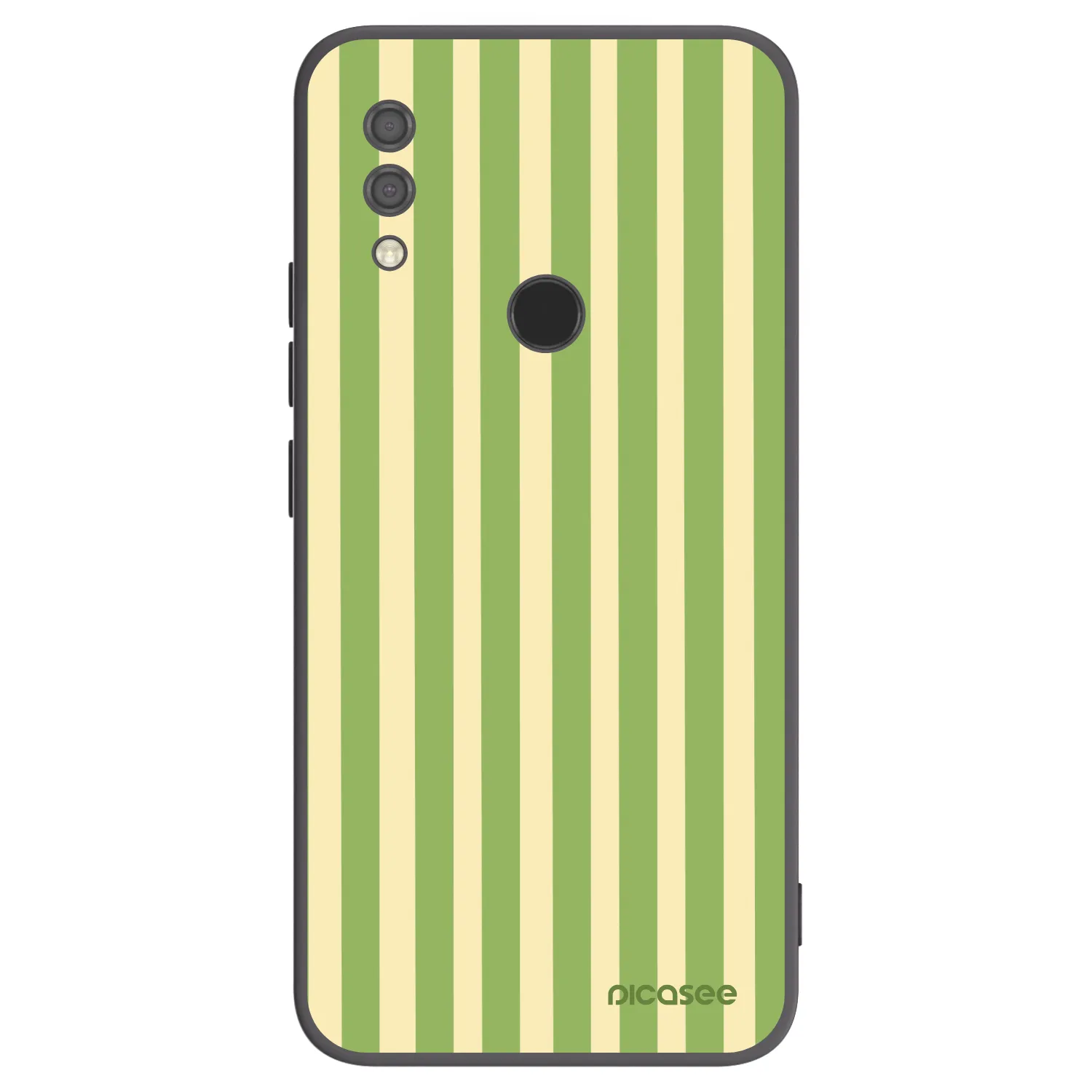 Picasee husă neagră din silicon pentru Xiaomi Redmi 7 - Lines Matcha
