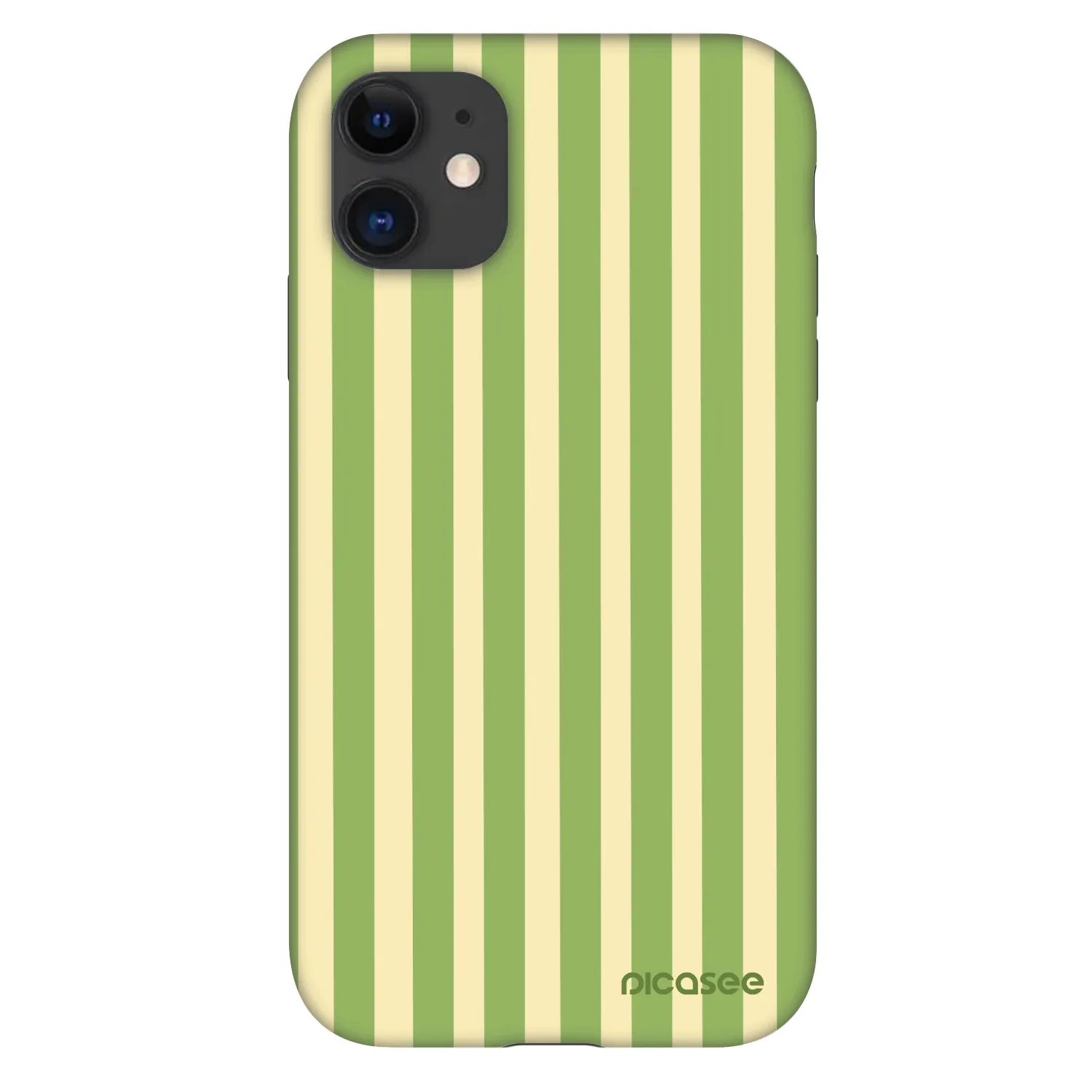 Picasee Fashion Case pentru Apple iPhone 11 - Lines Matcha
