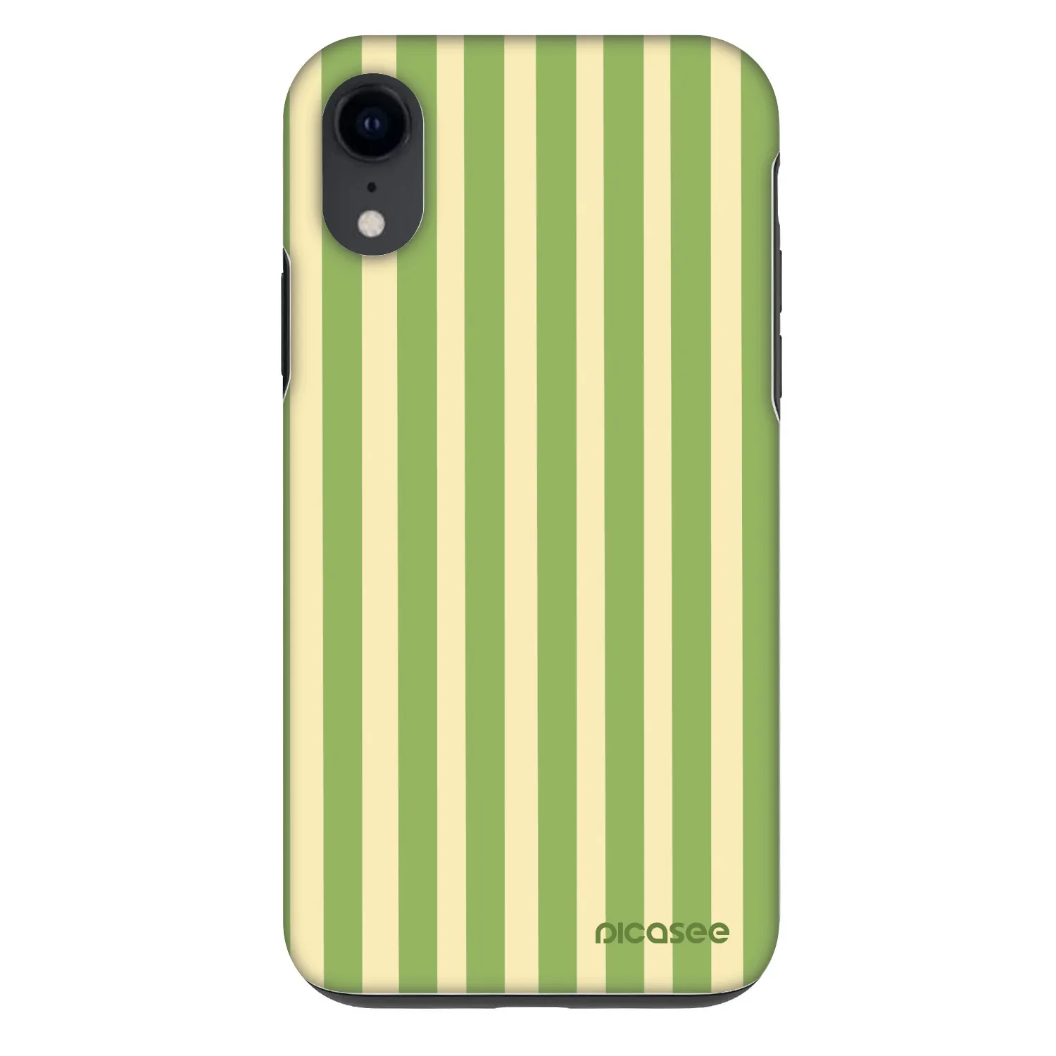 Picasee Fashion Case pentru Apple iPhone XR - Lines Matcha