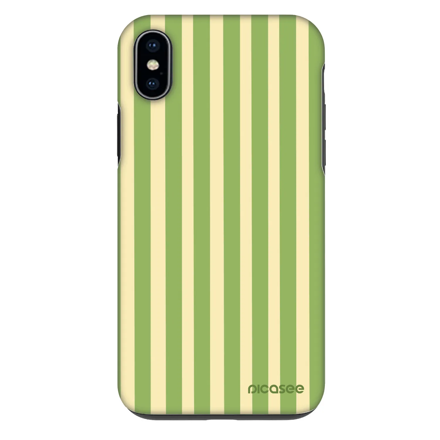Picasee Fashion Case pentru Apple iPhone XS Max - Lines Matcha