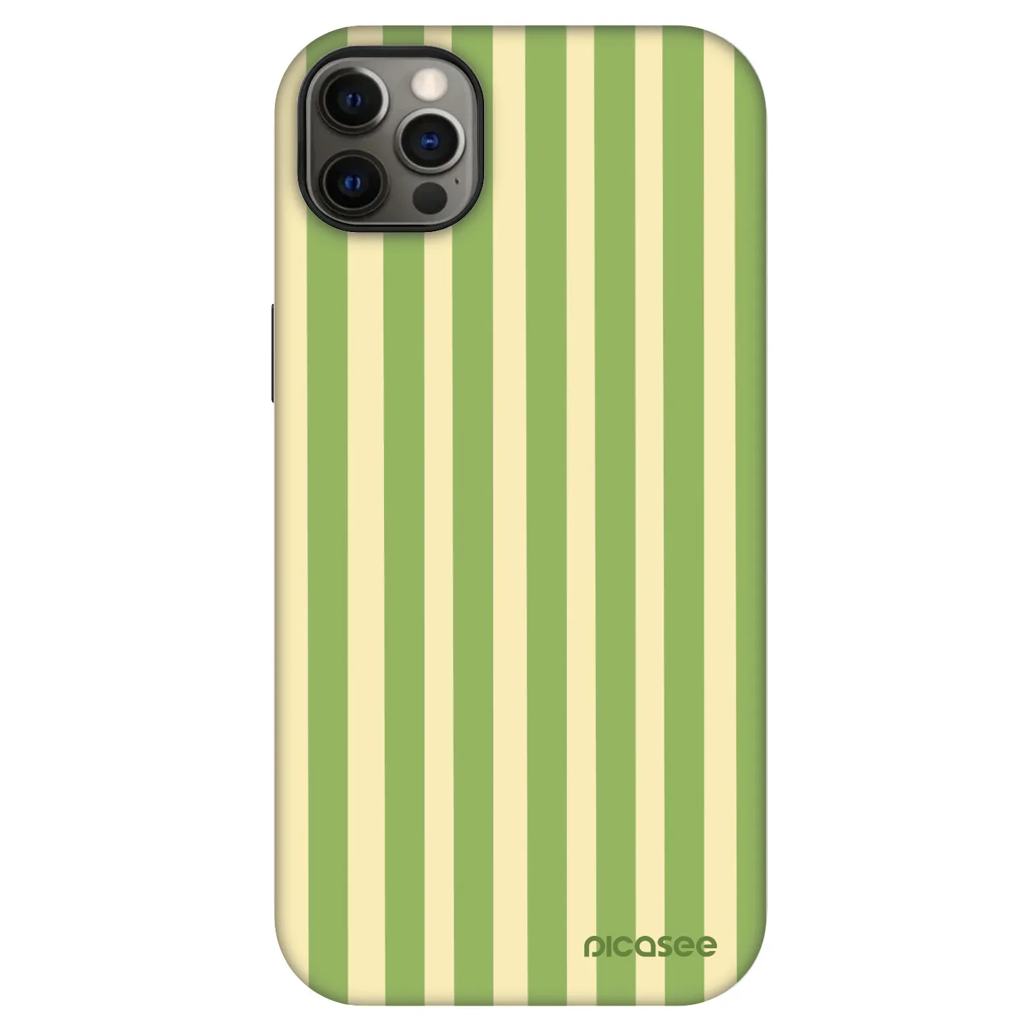 Picasee Fashion Case MagSafe pentru Apple iPhone 12 Pro Max - Lines Matcha
