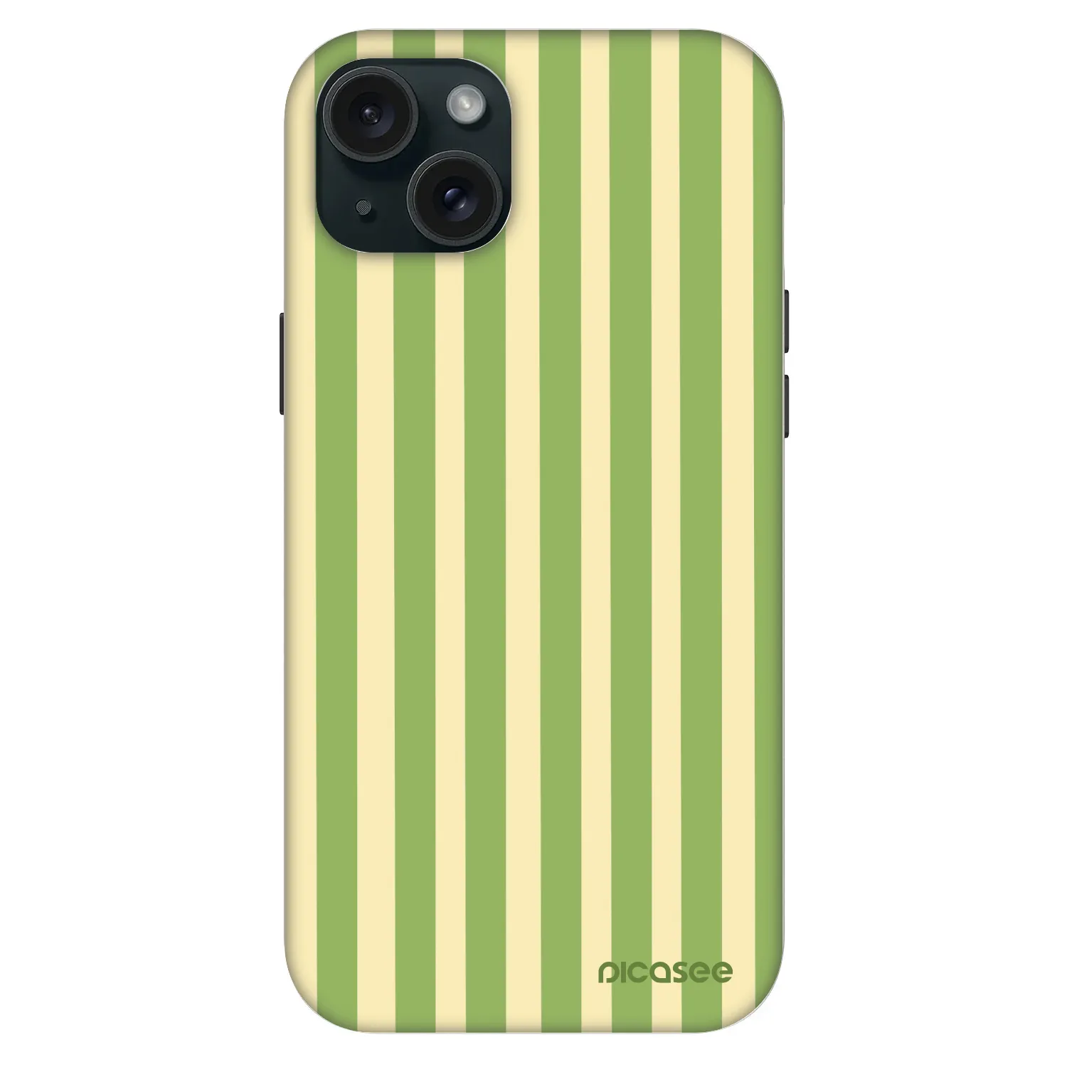 Picasee Fashion Case MagSafe pentru Apple iPhone 15 Plus - Lines Matcha