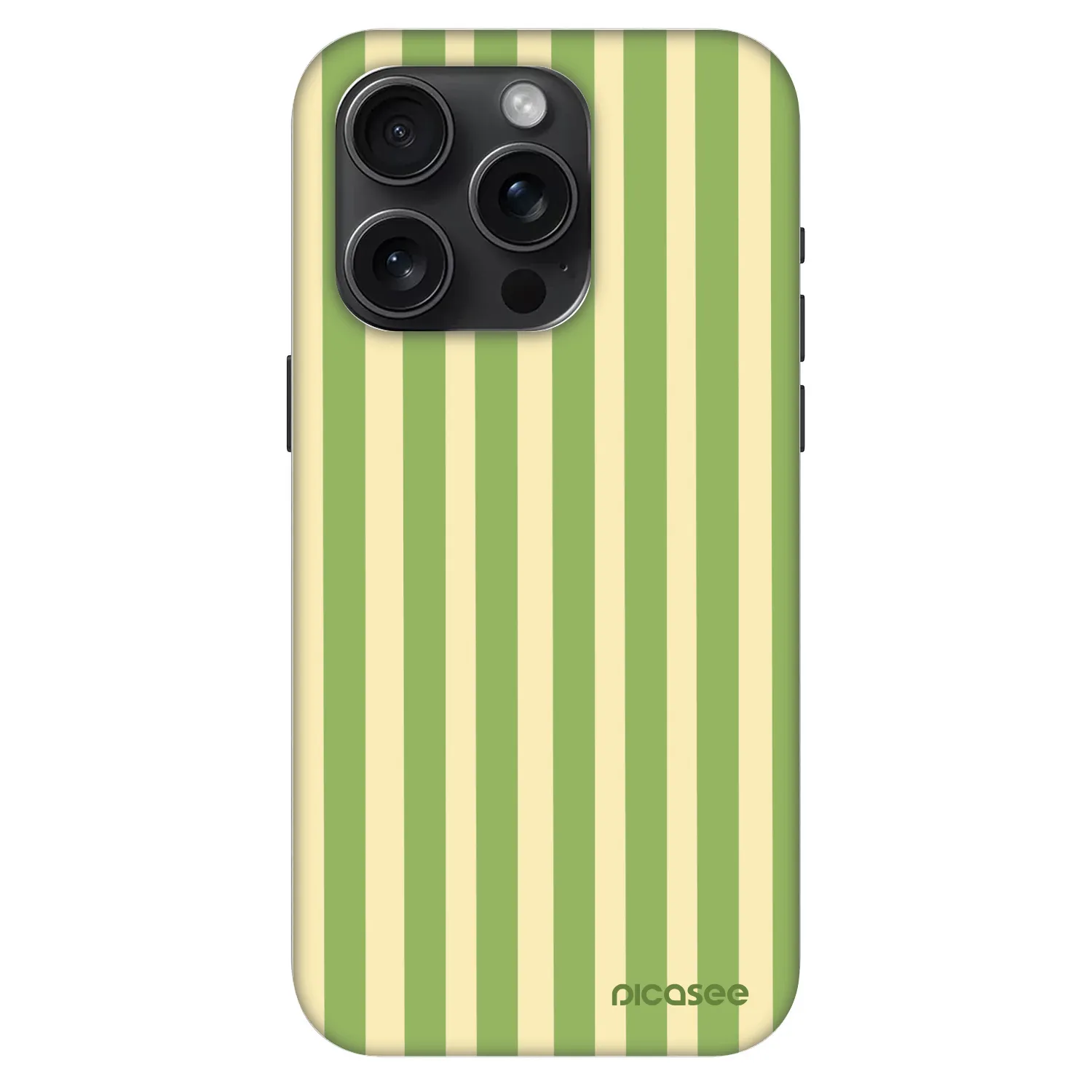 Picasee Fashion Case MagSafe pentru Apple iPhone 15 Pro - Lines Matcha