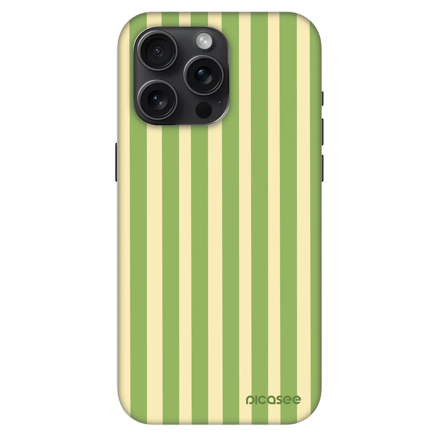 Picasee Fashion Case MagSafe pentru Apple iPhone 15 Pro Max - Lines Matcha