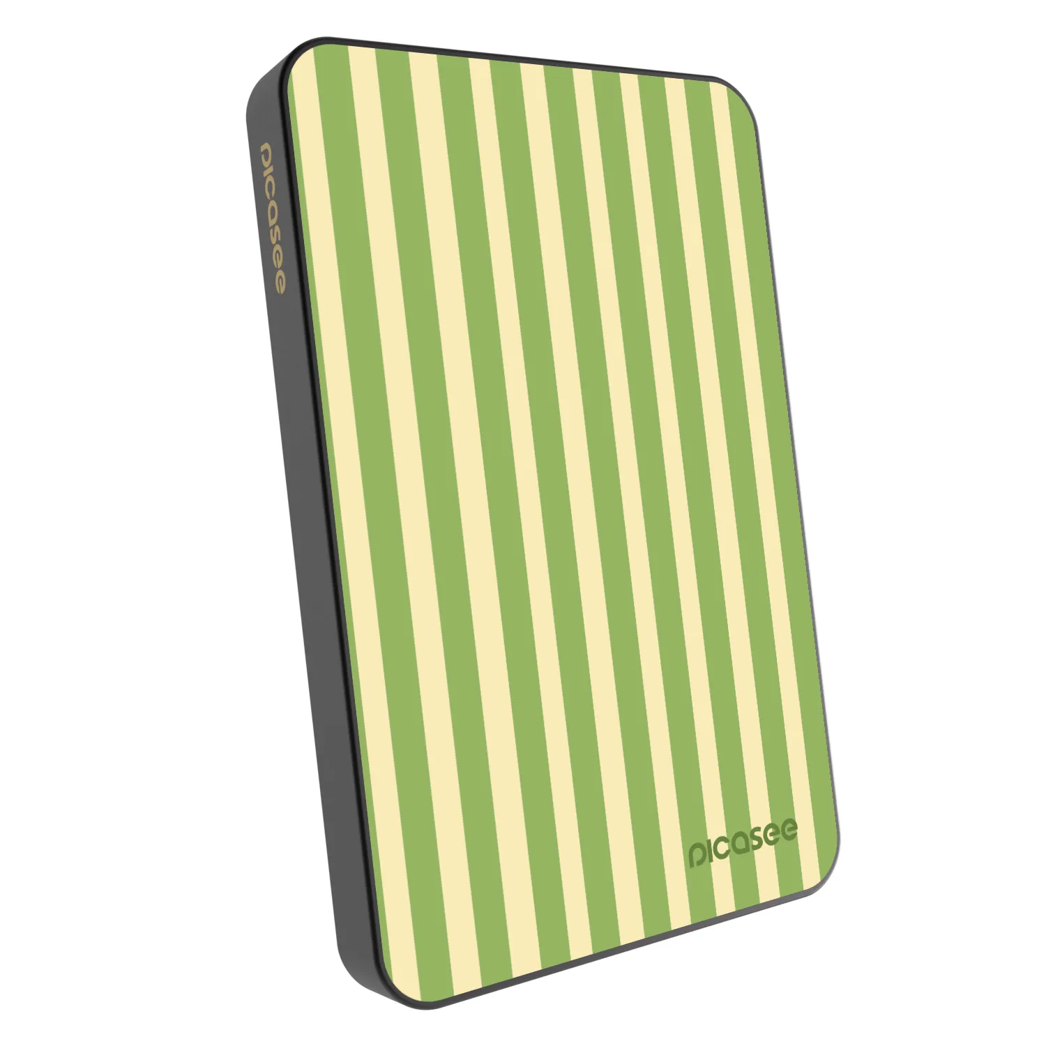 Picasee Powerbank cu MagSafe 5 000 mAh Gri - Lines Matcha