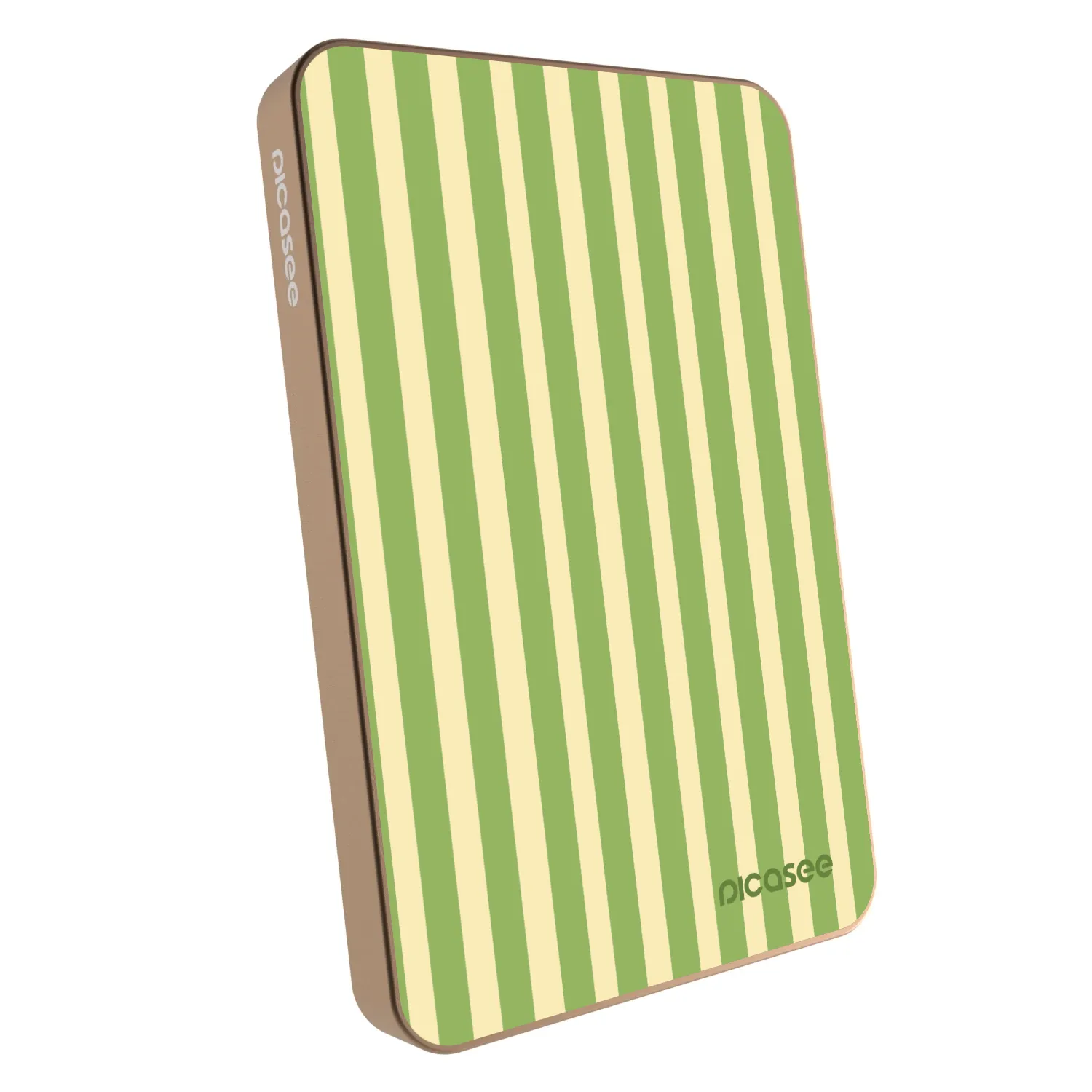 Picasee Powerbank cu MagSafe 5 000 mAh De aur - Lines Matcha