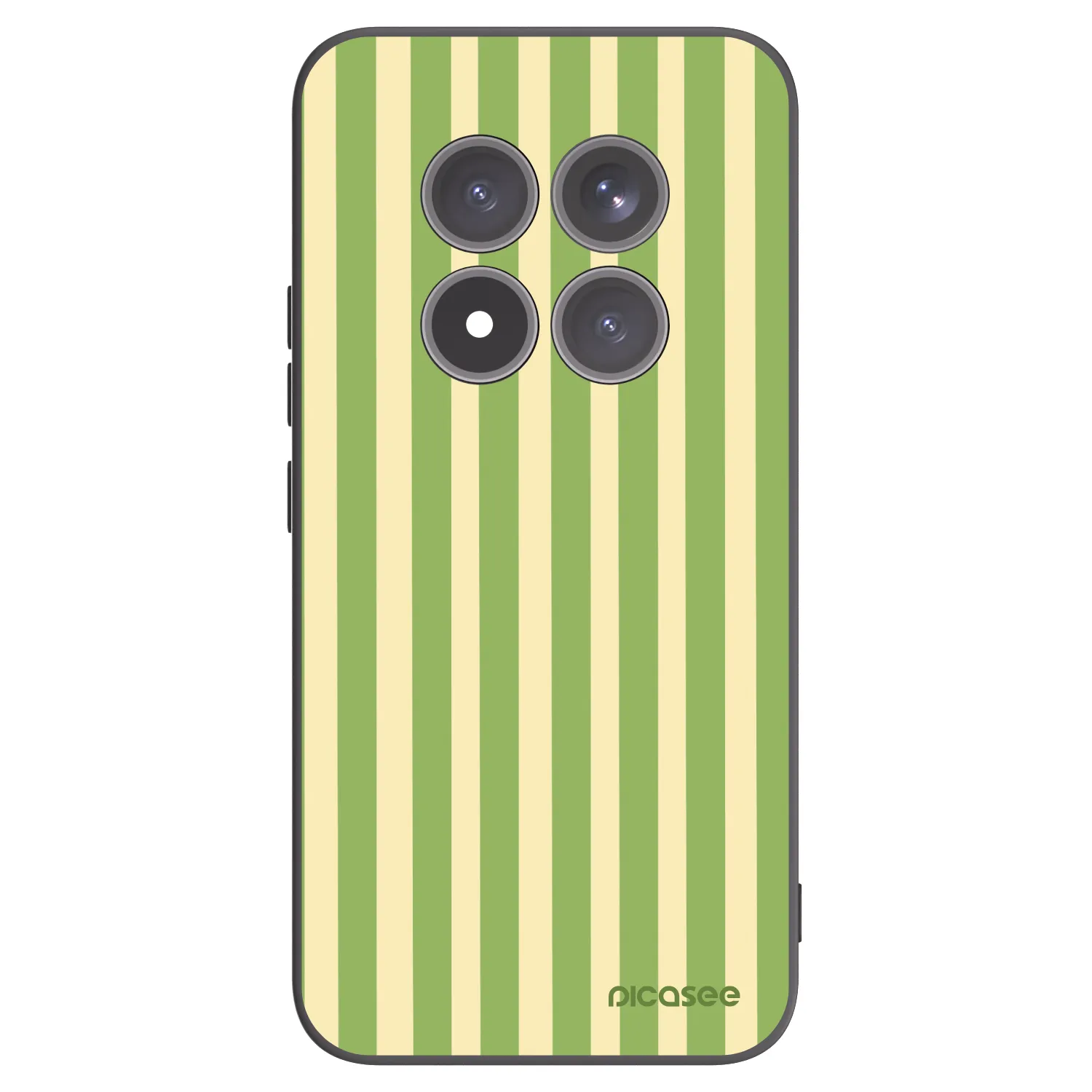 Picasee husă neagră din silicon pentru Xiaomi Redmi Note 15 Pro+ - Lines Matcha