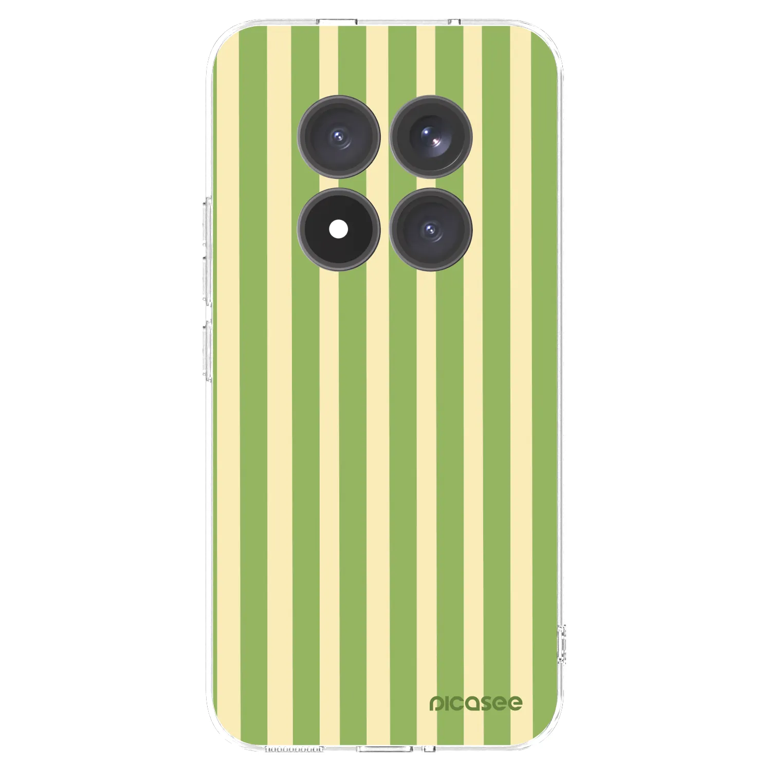 Picasee husă transparentă din silicon pentru Xiaomi Redmi Note 15 Pro+ - Lines Matcha