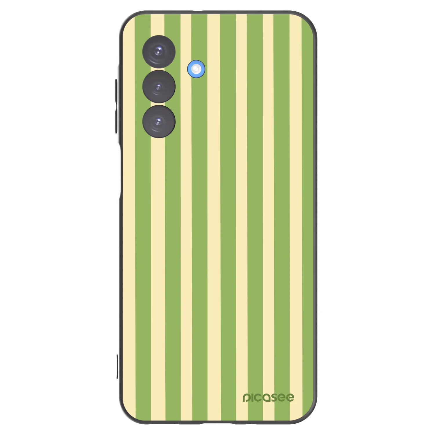 Picasee husă neagră din silicon pentru Samsung Galaxy A17 5G - Lines Matcha