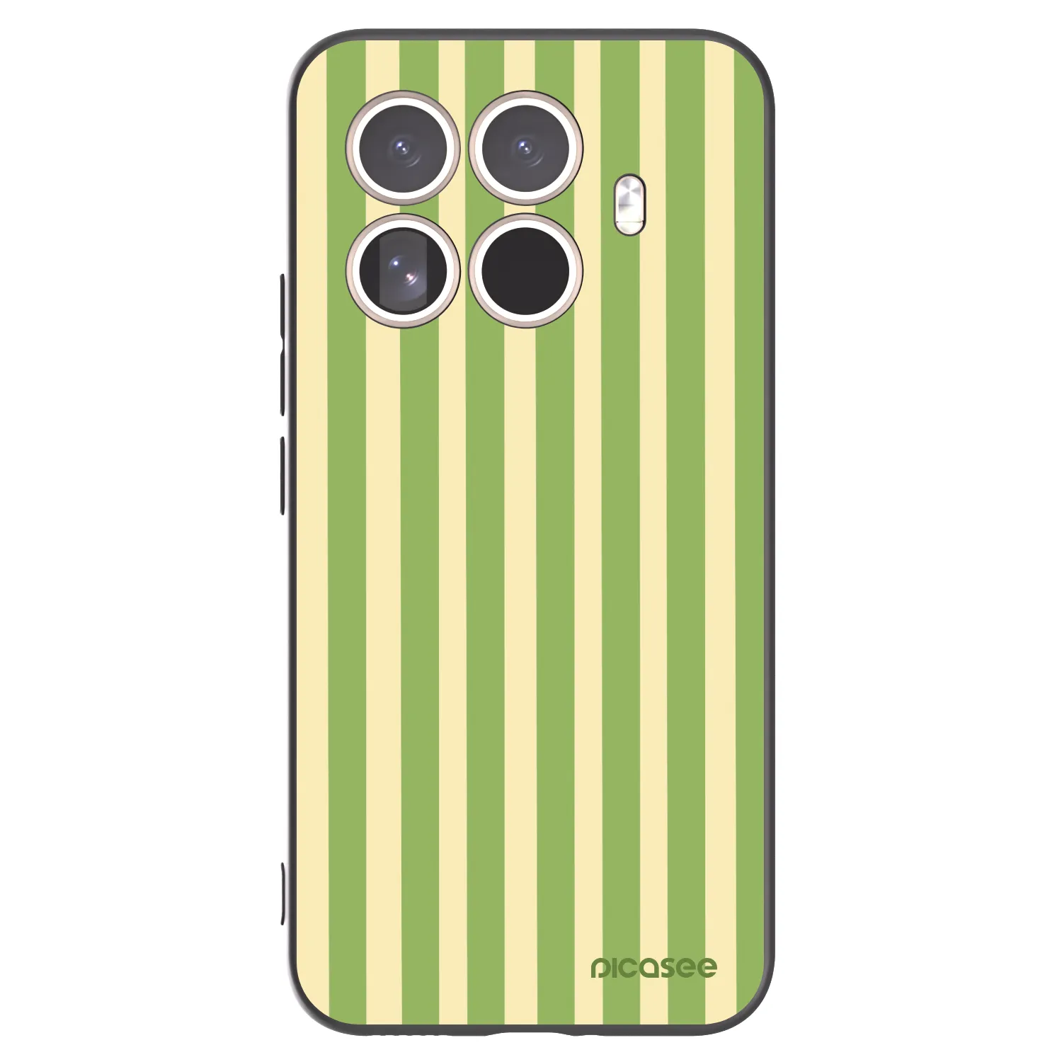 Picasee husă neagră din silicon pentru Xiaomi 15T Pro - Lines Matcha