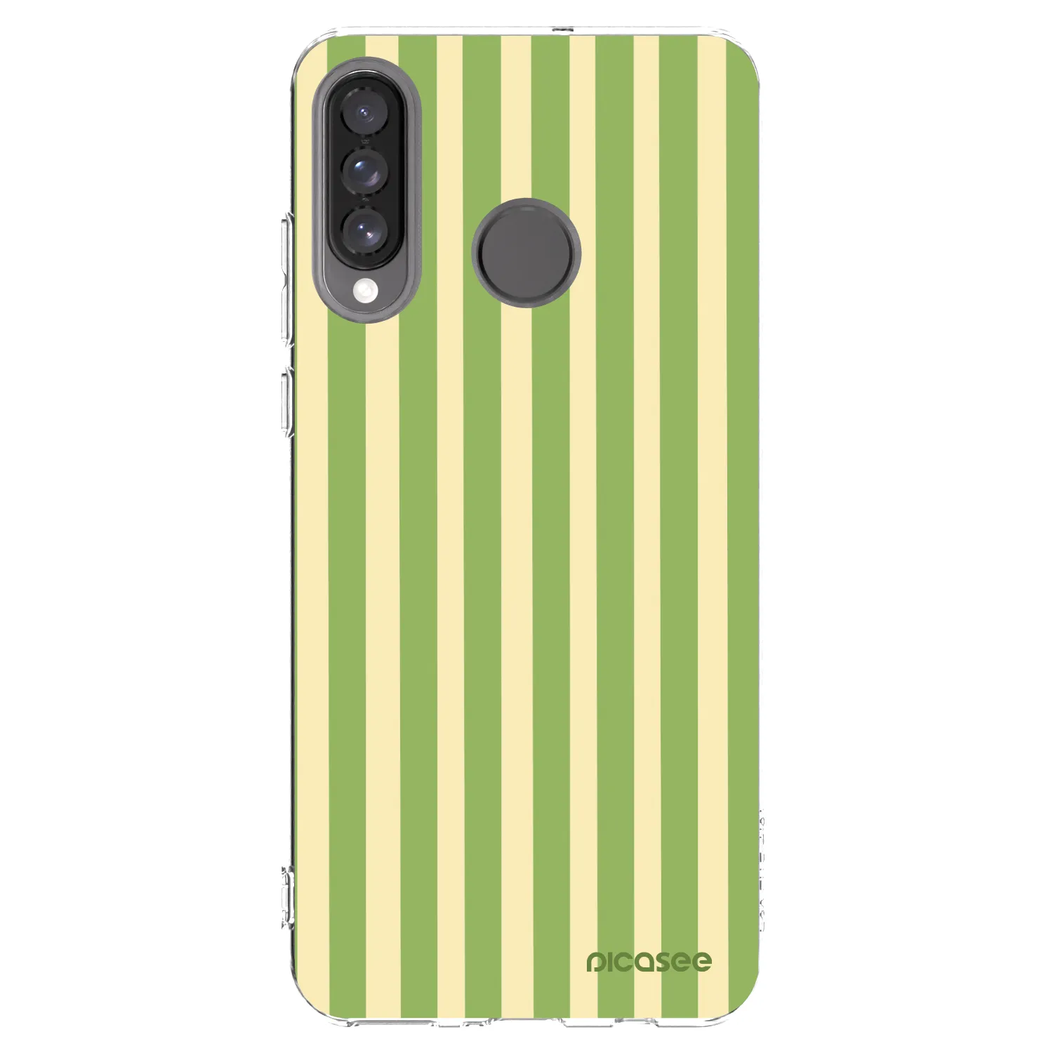 Picasee husă transparentă din silicon pentru Huawei P30 Lite - Lines Matcha