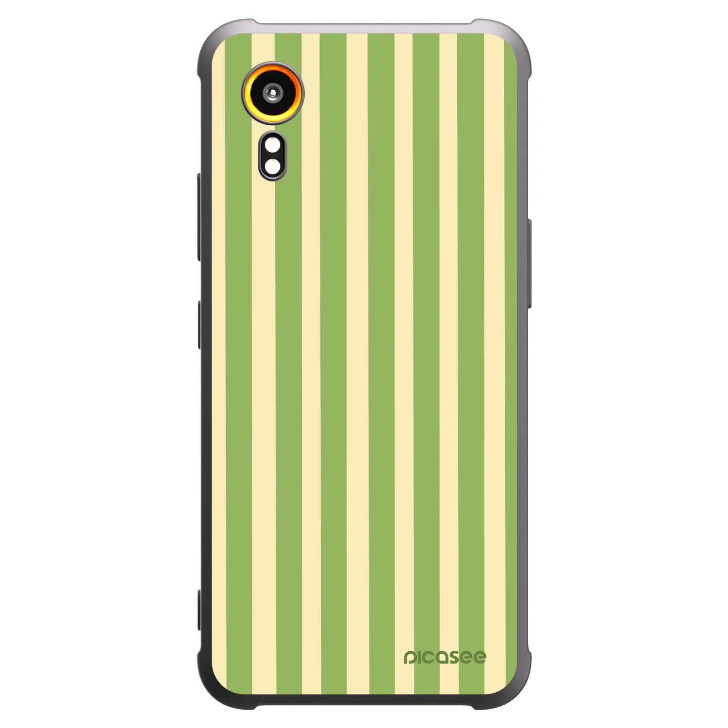 Picasee husă neagră din silicon pentru Samsung Galaxy Xcover 7 - Lines Matcha