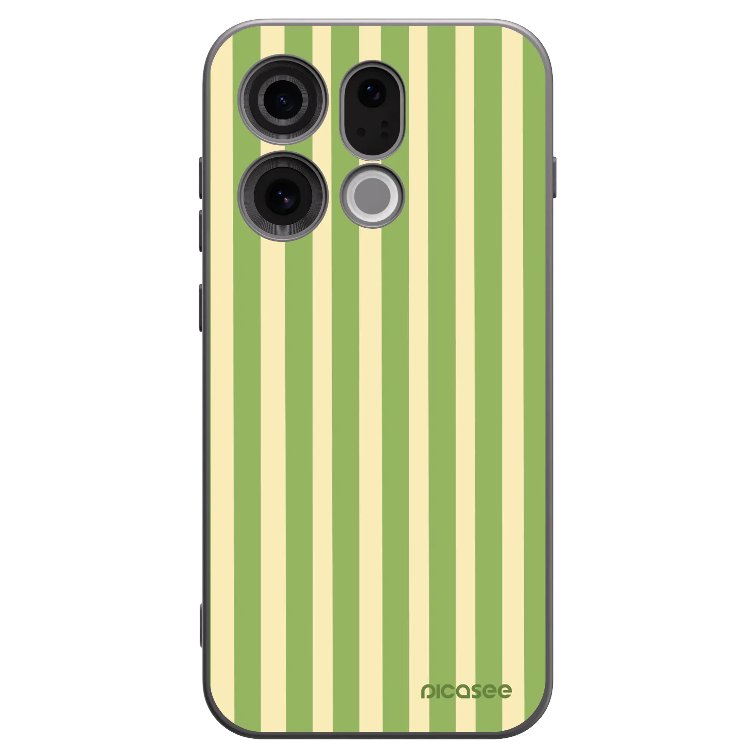 Picasee husă neagră din silicon pentru OPPO Find X9 - Lines Matcha