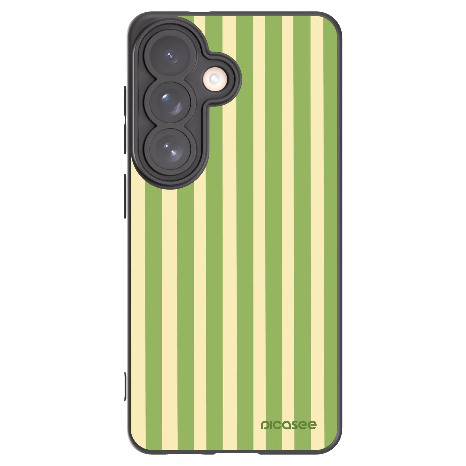 Picasee husă neagră din silicon pentru Samsung Galaxy S26 - Lines Matcha