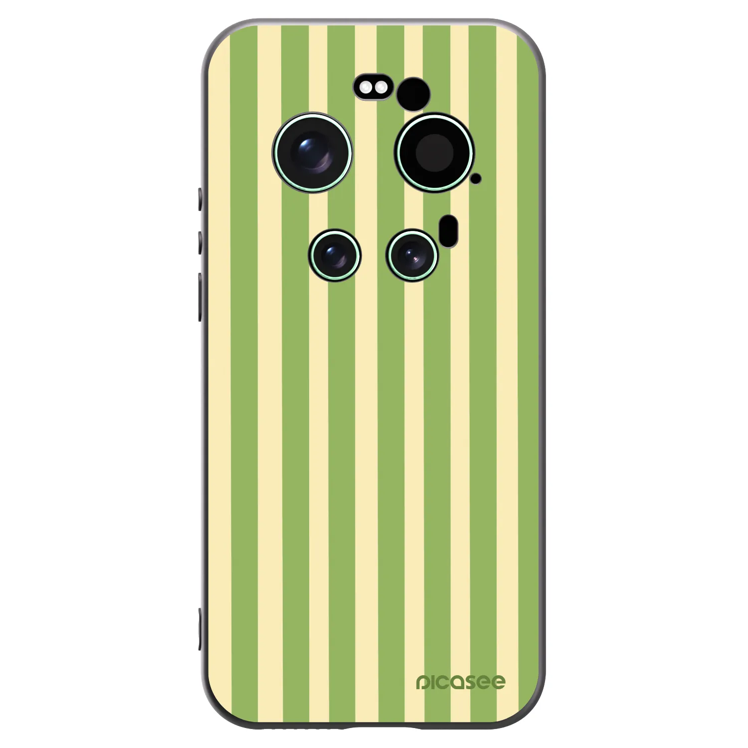 Picasee husă neagră din silicon pentru Xiaomi 17 Ultra - Lines Matcha
