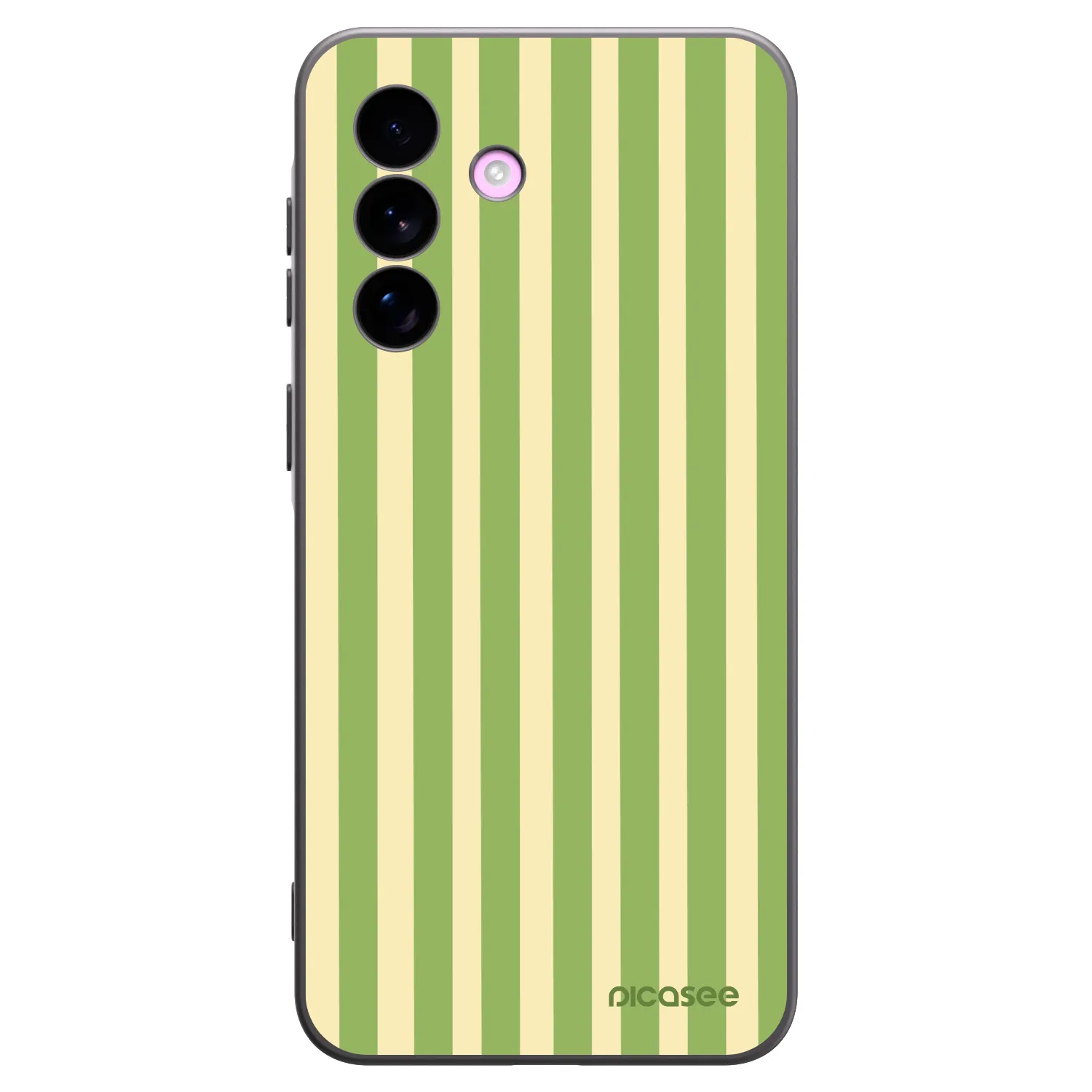 Picasee husă neagră din silicon pentru Samsung Galaxy A57 5G - Lines Matcha