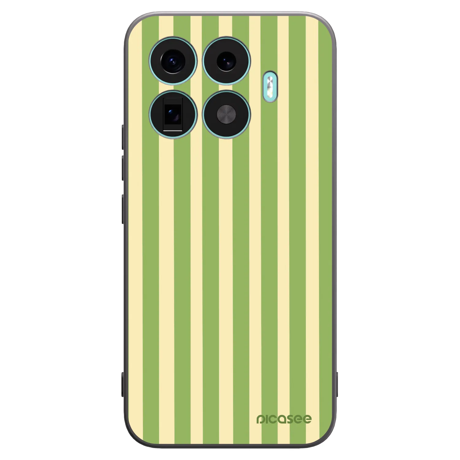 Picasee husă neagră din silicon pentru Xiaomi 17T Pro - Lines Matcha