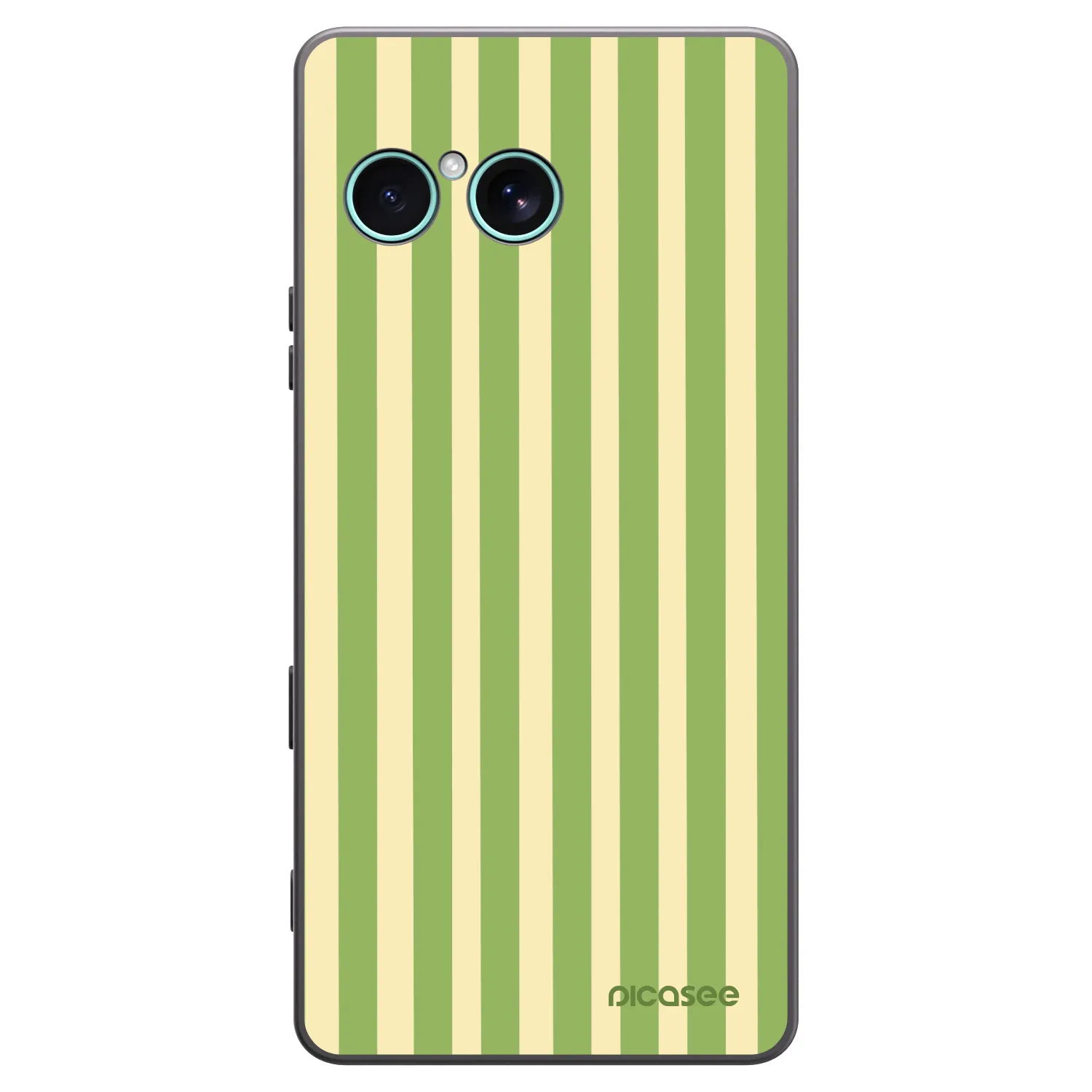 Picasee husă neagră din silicon pentru Sony Xperia 10 VII - Lines Matcha