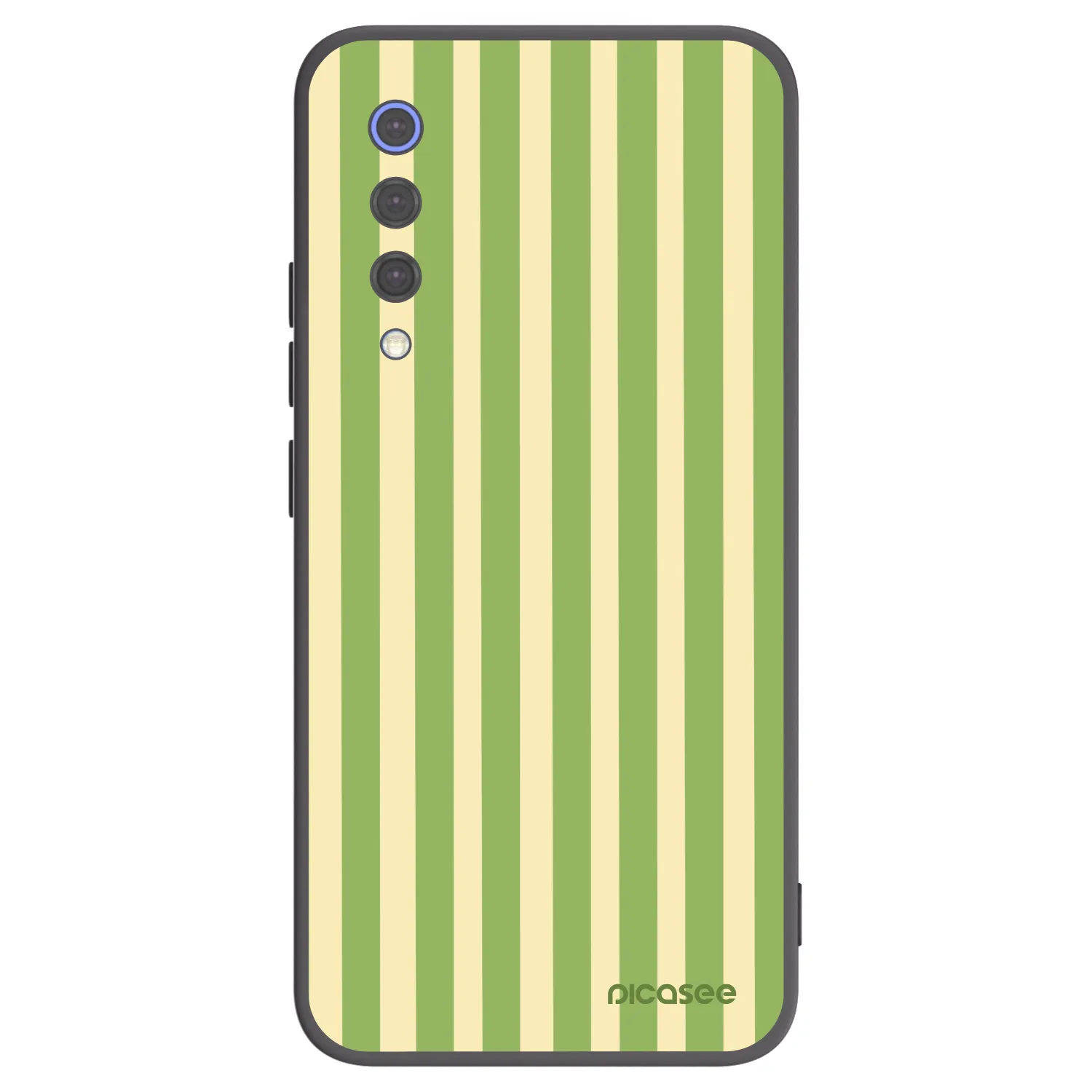 Picasee husă neagră din silicon pentru Xiaomi Mi 9 SE - Lines Matcha