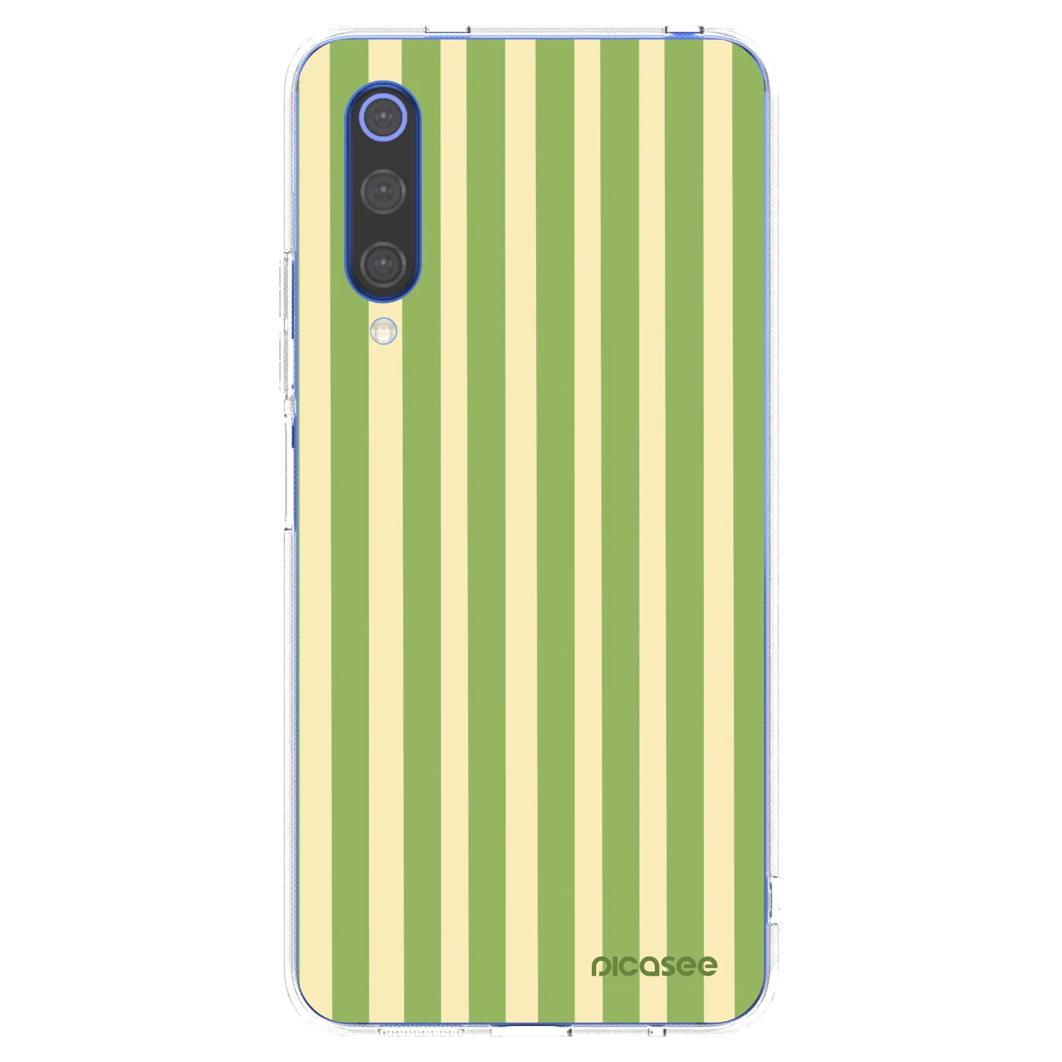 Picasee husă transparentă din silicon pentru Xiaomi Mi 9 SE - Lines Matcha