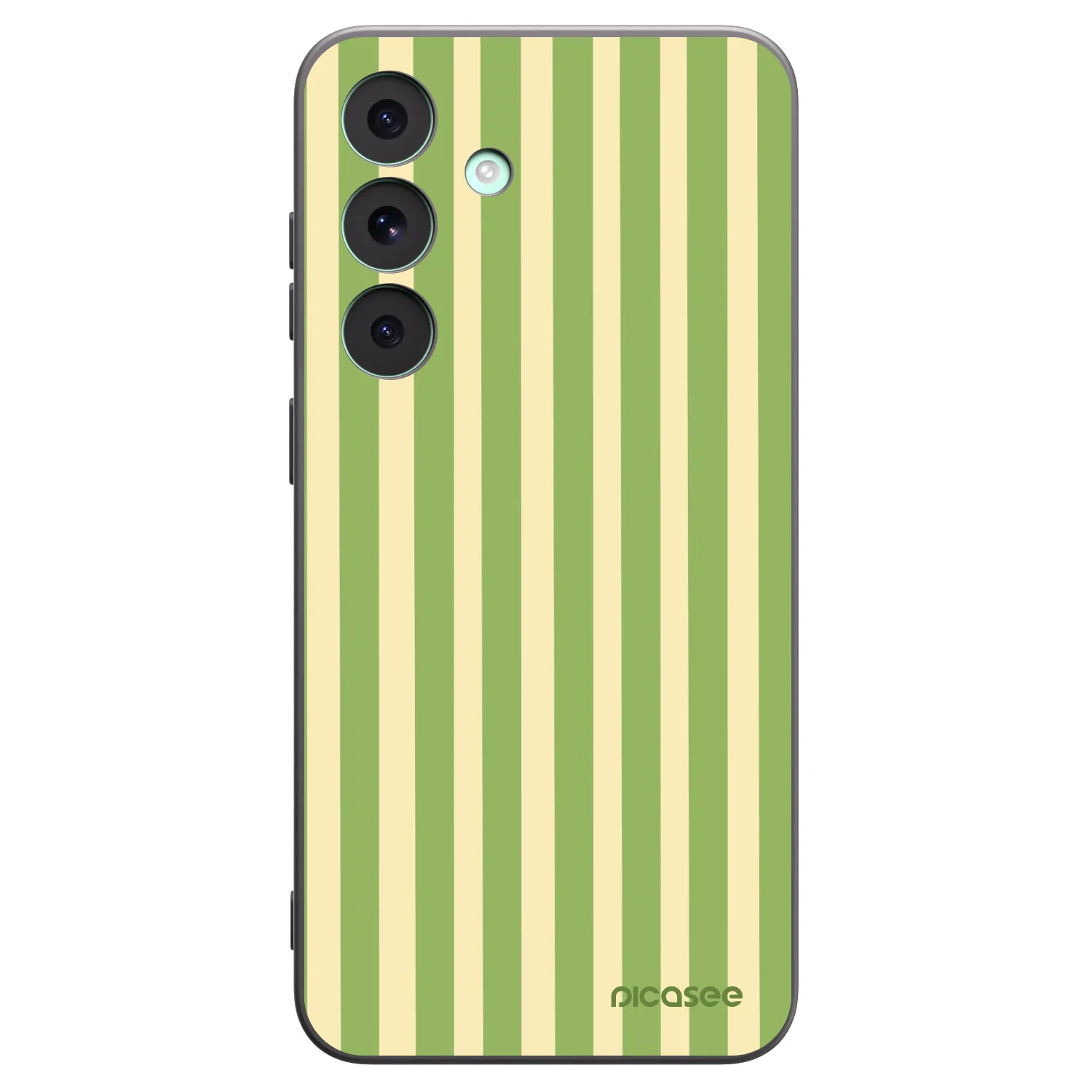 Picasee husă neagră din silicon pentru Samsung Galaxy S26 FE - Lines Matcha