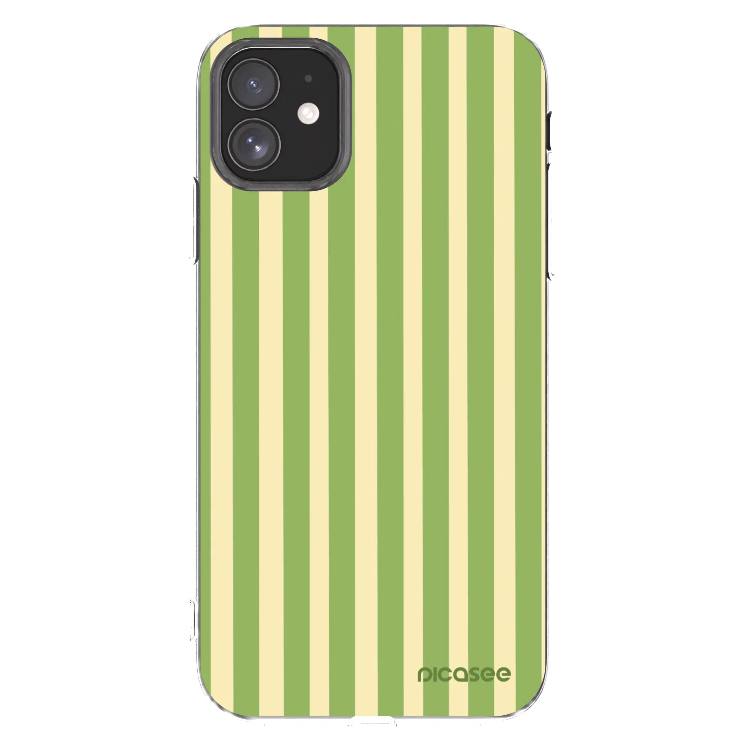 Picasee husă transparentă din silicon pentru Apple iPhone 11 - Lines Matcha