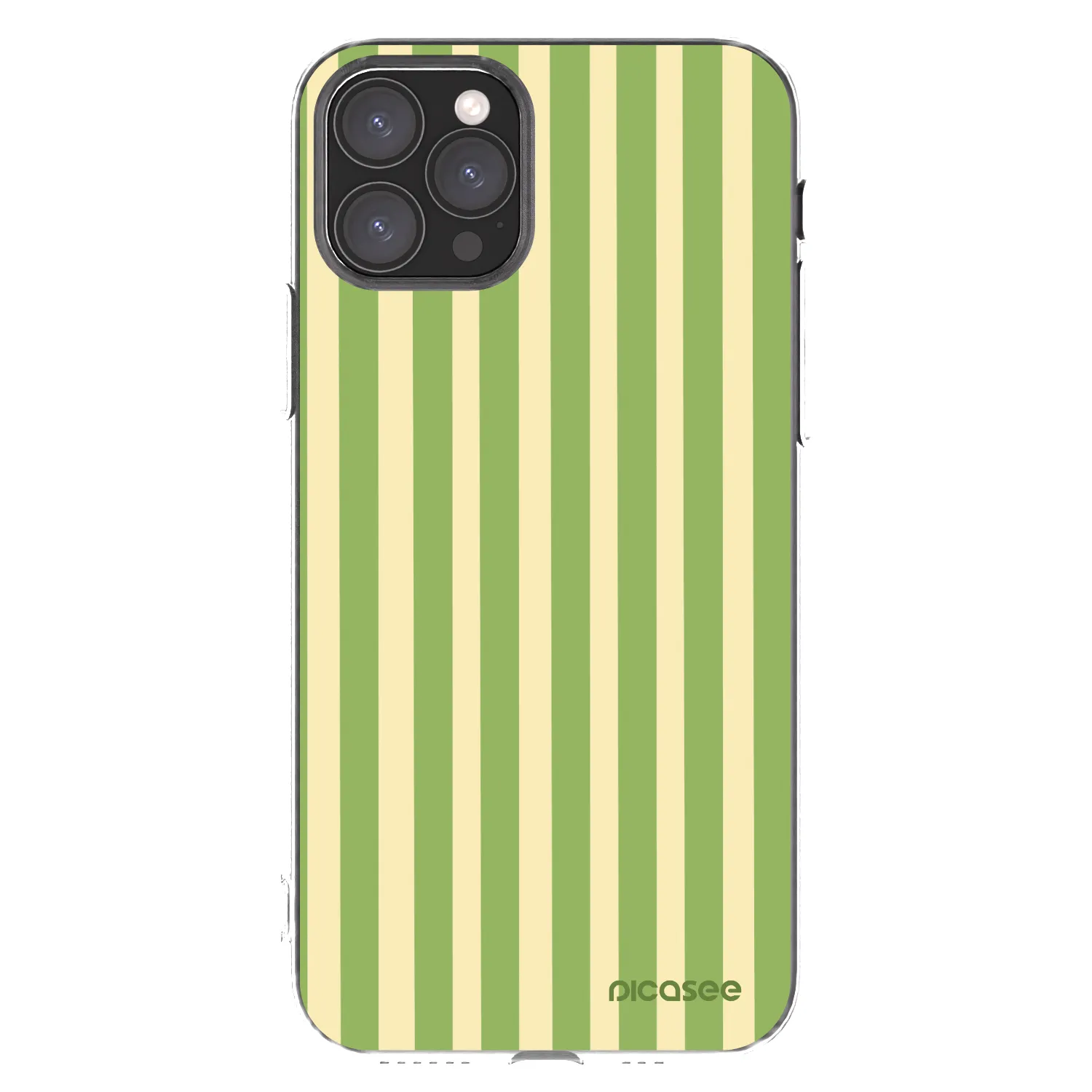 Picasee husă transparentă din silicon pentru Apple iPhone 11 Pro - Lines Matcha