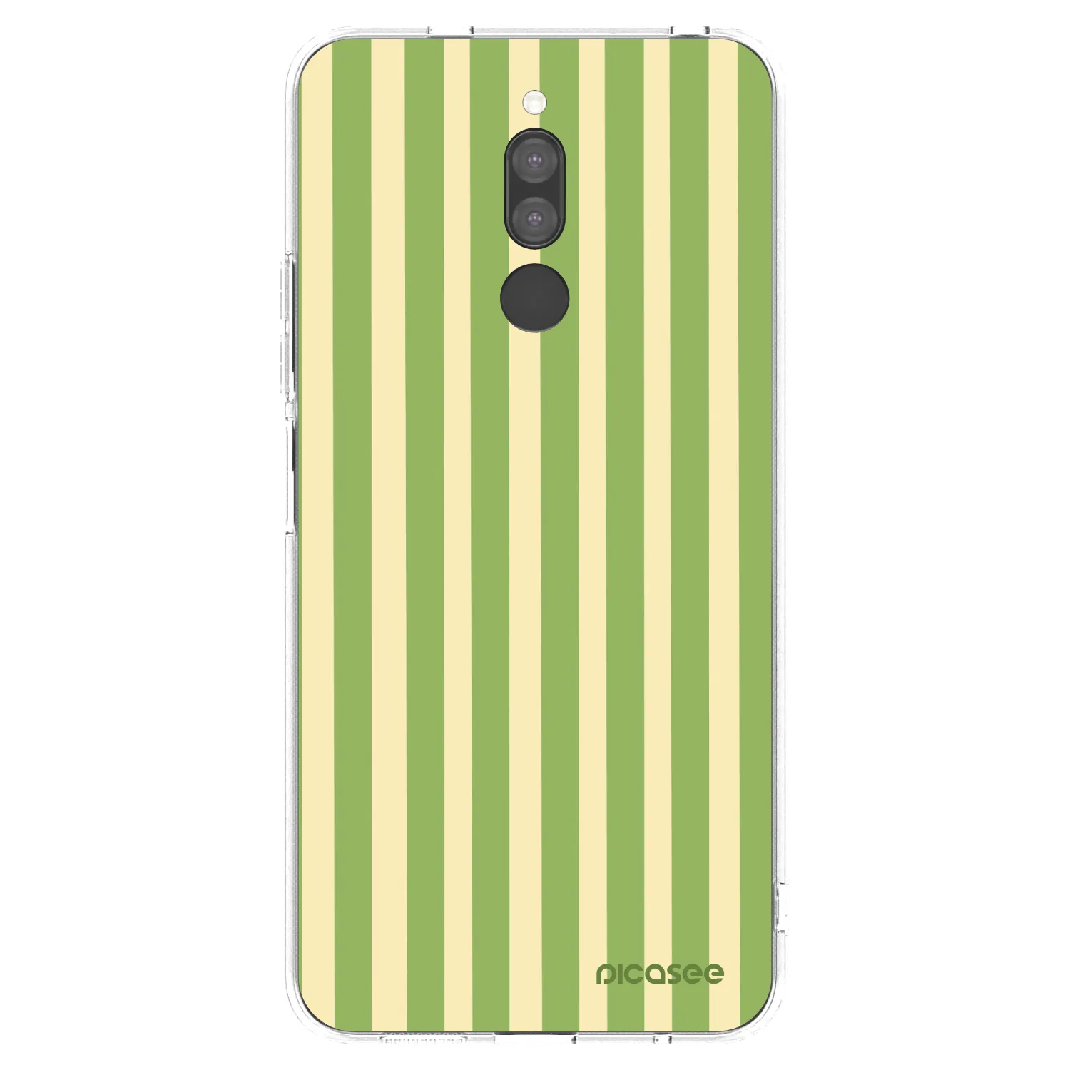 Picasee husă transparentă din silicon pentru Xiaomi Redmi 8 - Lines Matcha