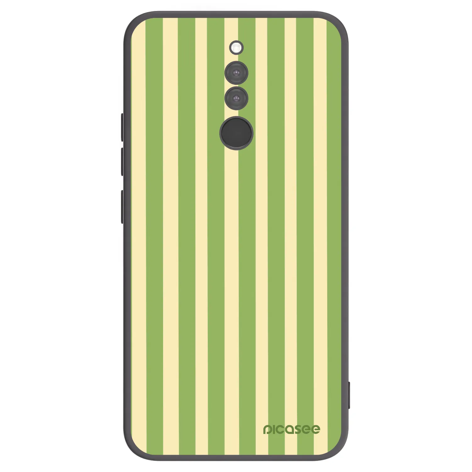 Picasee husă neagră din silicon pentru Xiaomi Redmi 8 - Lines Matcha