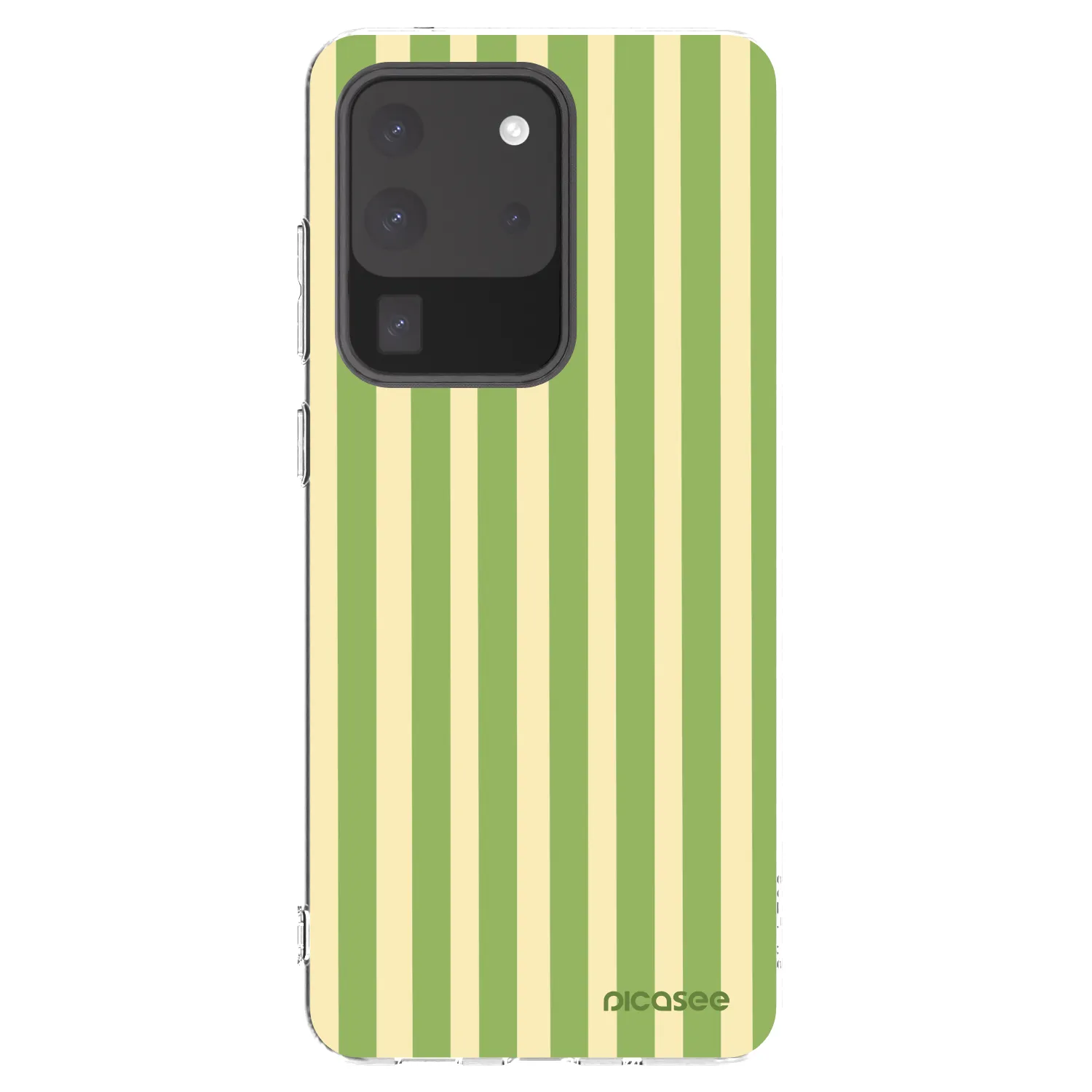 Picasee husă transparentă din silicon pentru Samsung Galaxy S20 Ultra 5G G988F - Lines Matcha