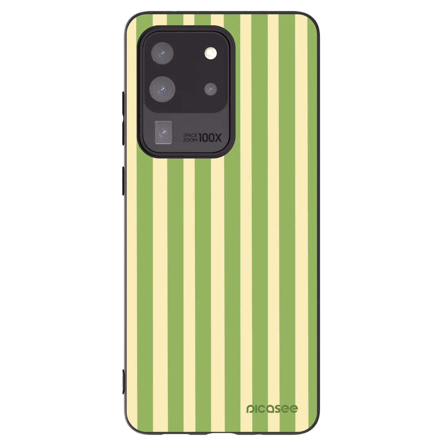 Picasee husă neagră din silicon pentru Samsung Galaxy S20 Ultra 5G G988F - Lines Matcha