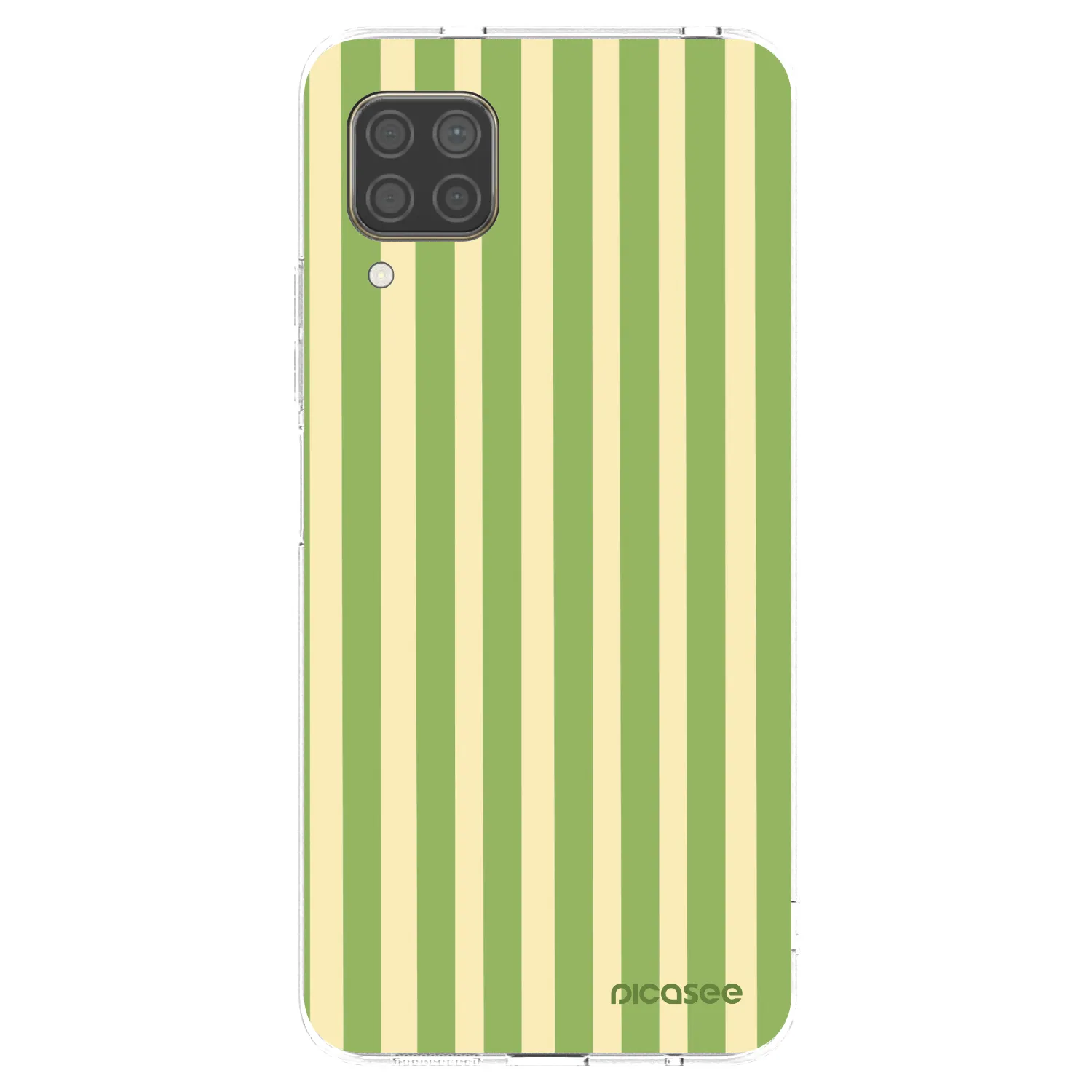 Picasee husă transparentă din silicon pentru Huawei P40 Lite - Lines Matcha
