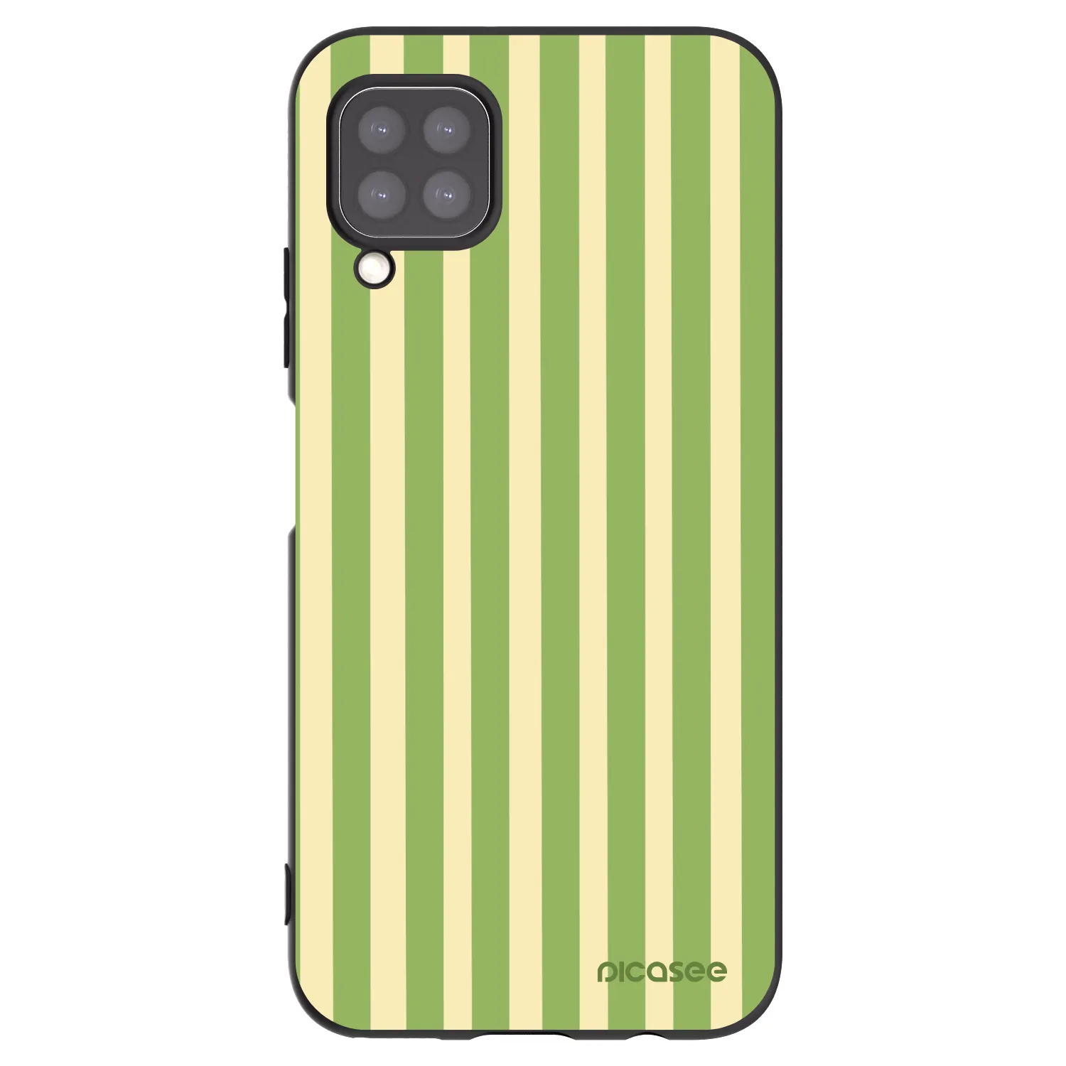 Picasee husă neagră din silicon pentru Huawei P40 Lite - Lines Matcha
